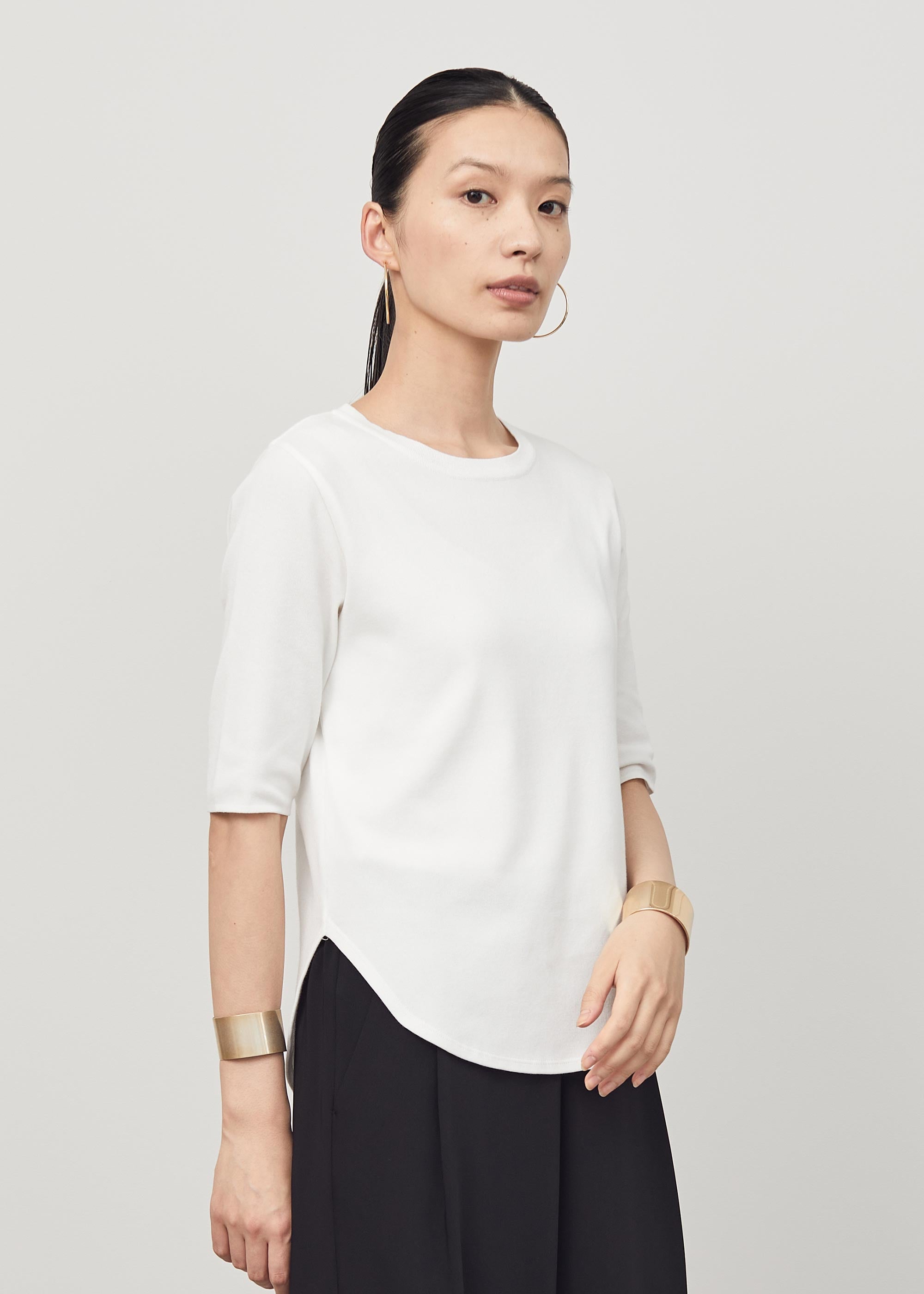 5分袖ニットソー - SOÉJU online store｜上質な大人の女性のための