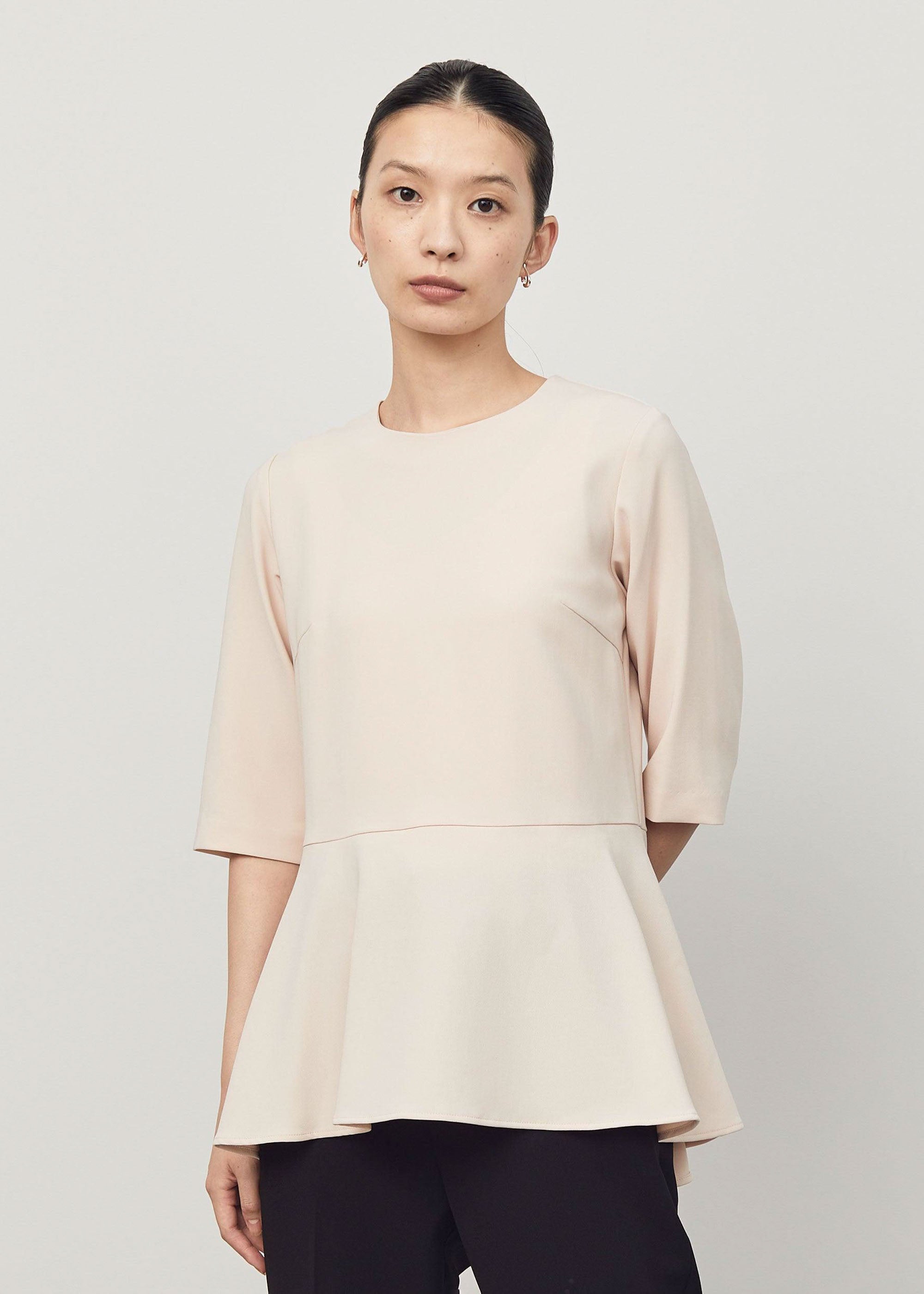 ぺプラムチュニックブラウス - SOÉJU online store｜上質な大人の女性