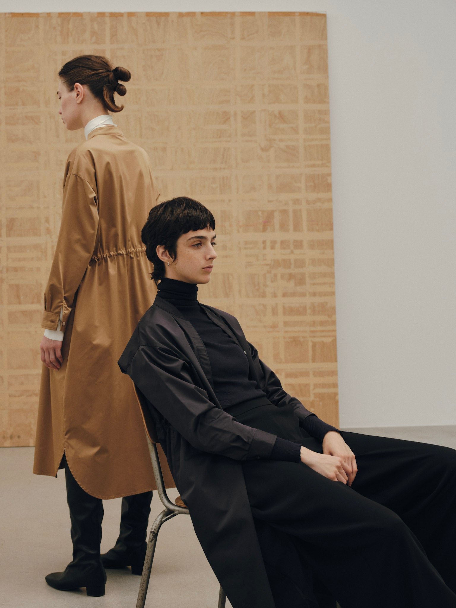 SOUMO リモンタナイロン　コート　 オリーブグリーン Amazon | [ニューヨーカー] 撥水 LIMONTA ナイロン ステンカラーコート