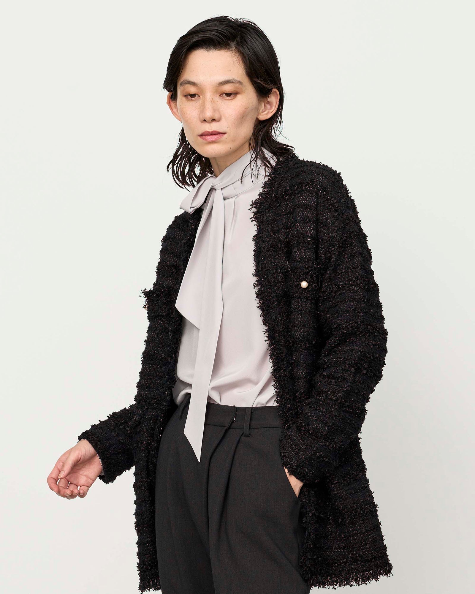新品・タグ付き】ZARA WOMAN ツイードコート（ザラ ツイード