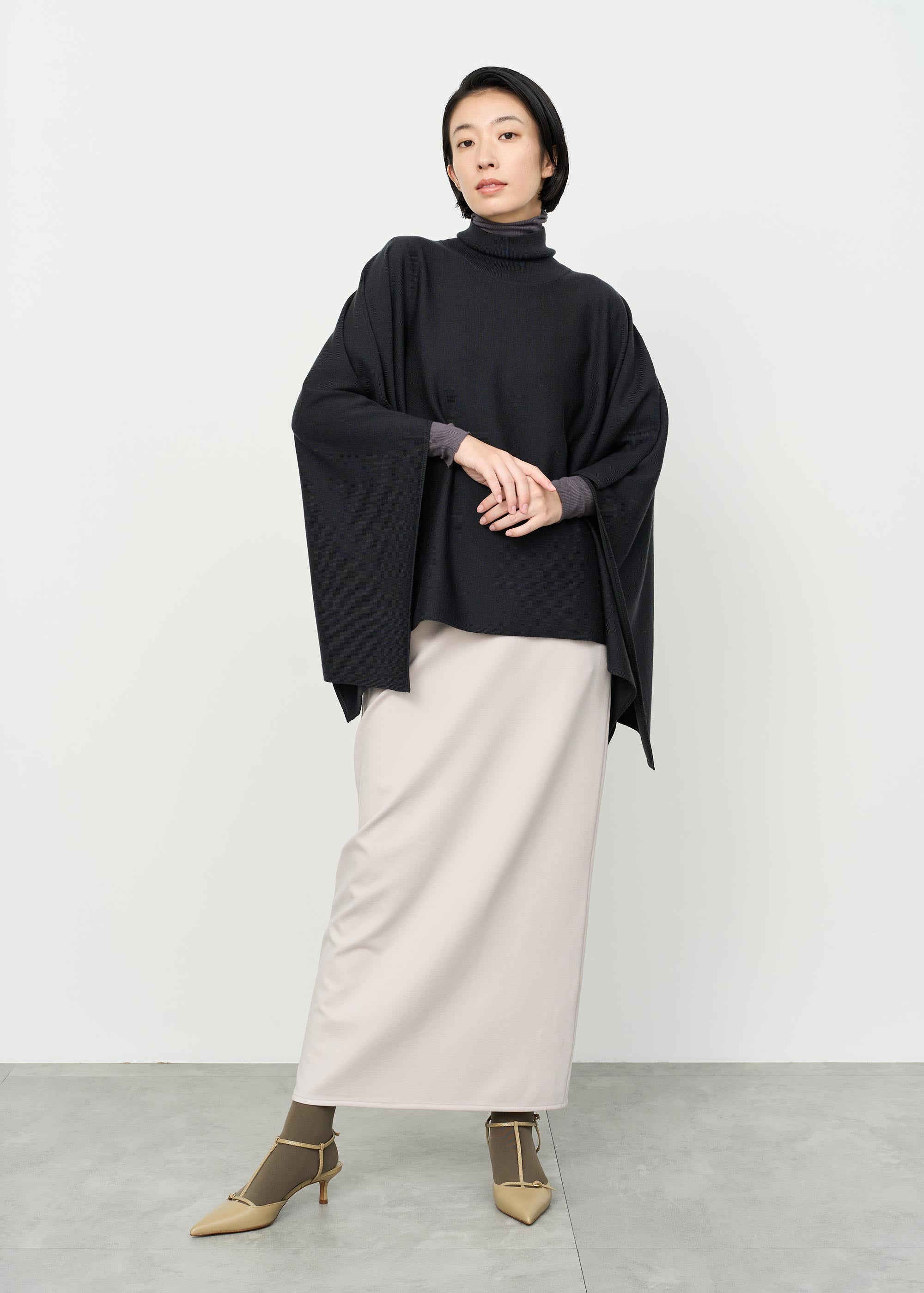 ウール混2WAYケープ - SOÉJU online store｜上質な大人の女性のための