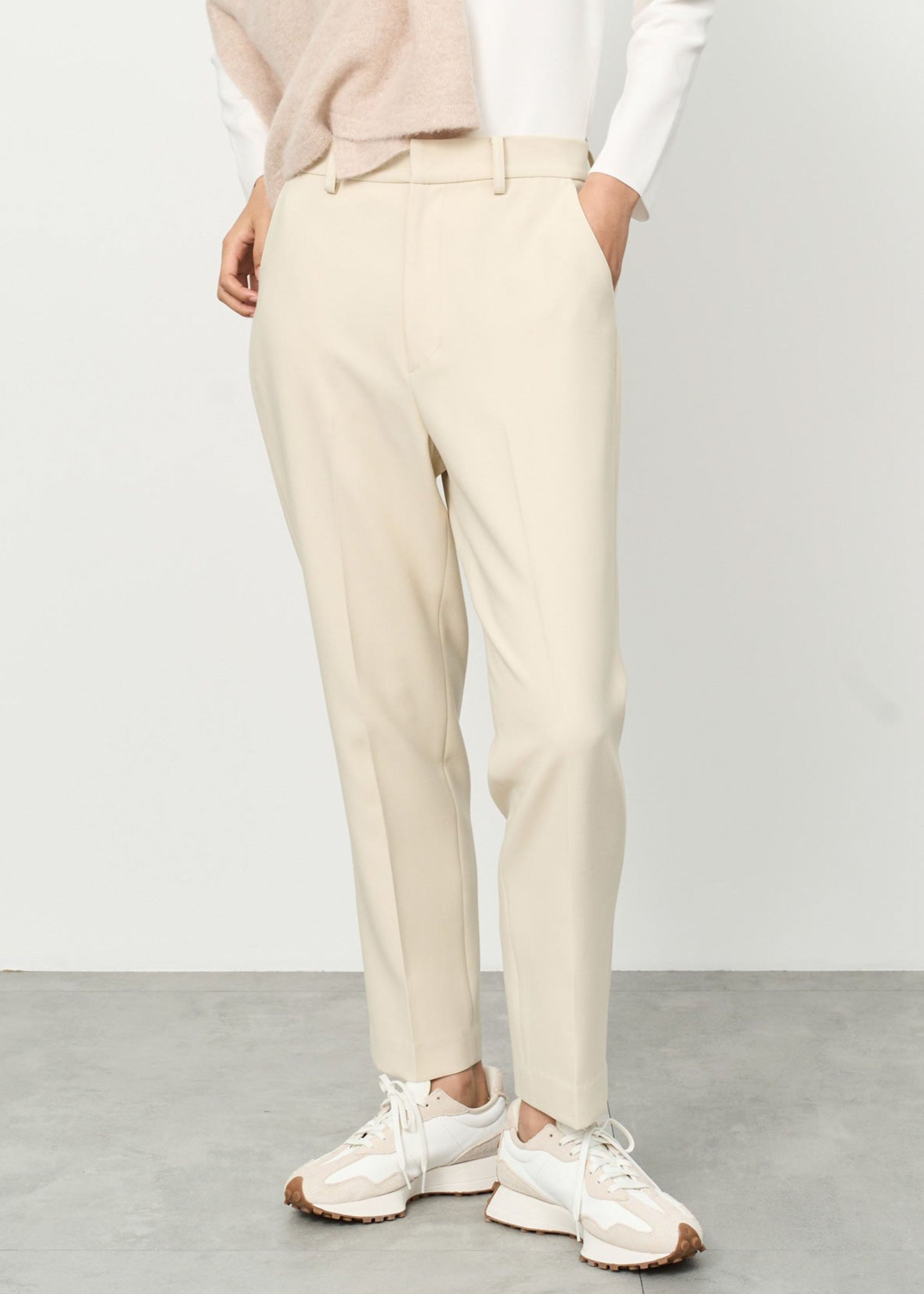 ウールライクセンタープレスパンツ