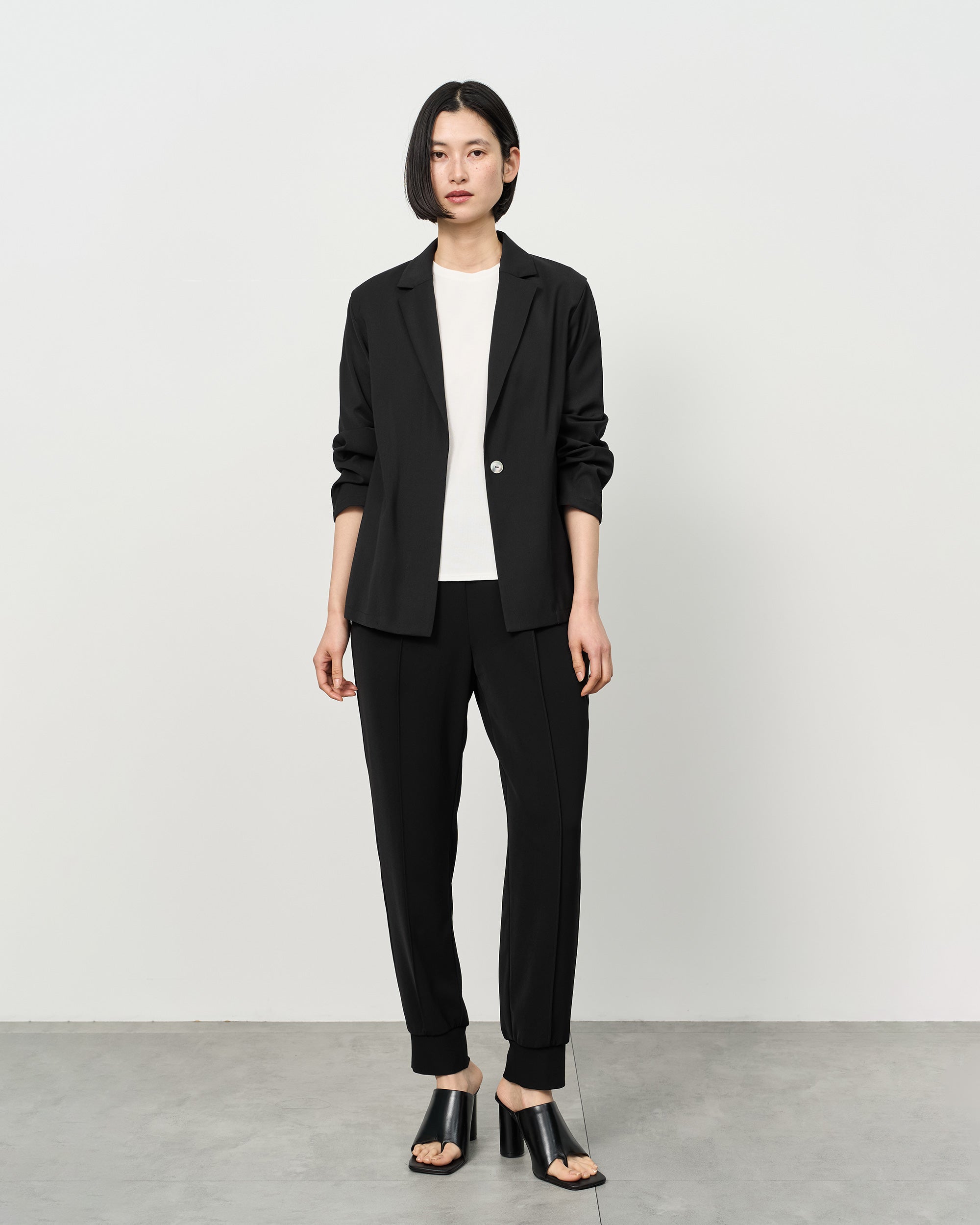 ライトリネン混ジャケット