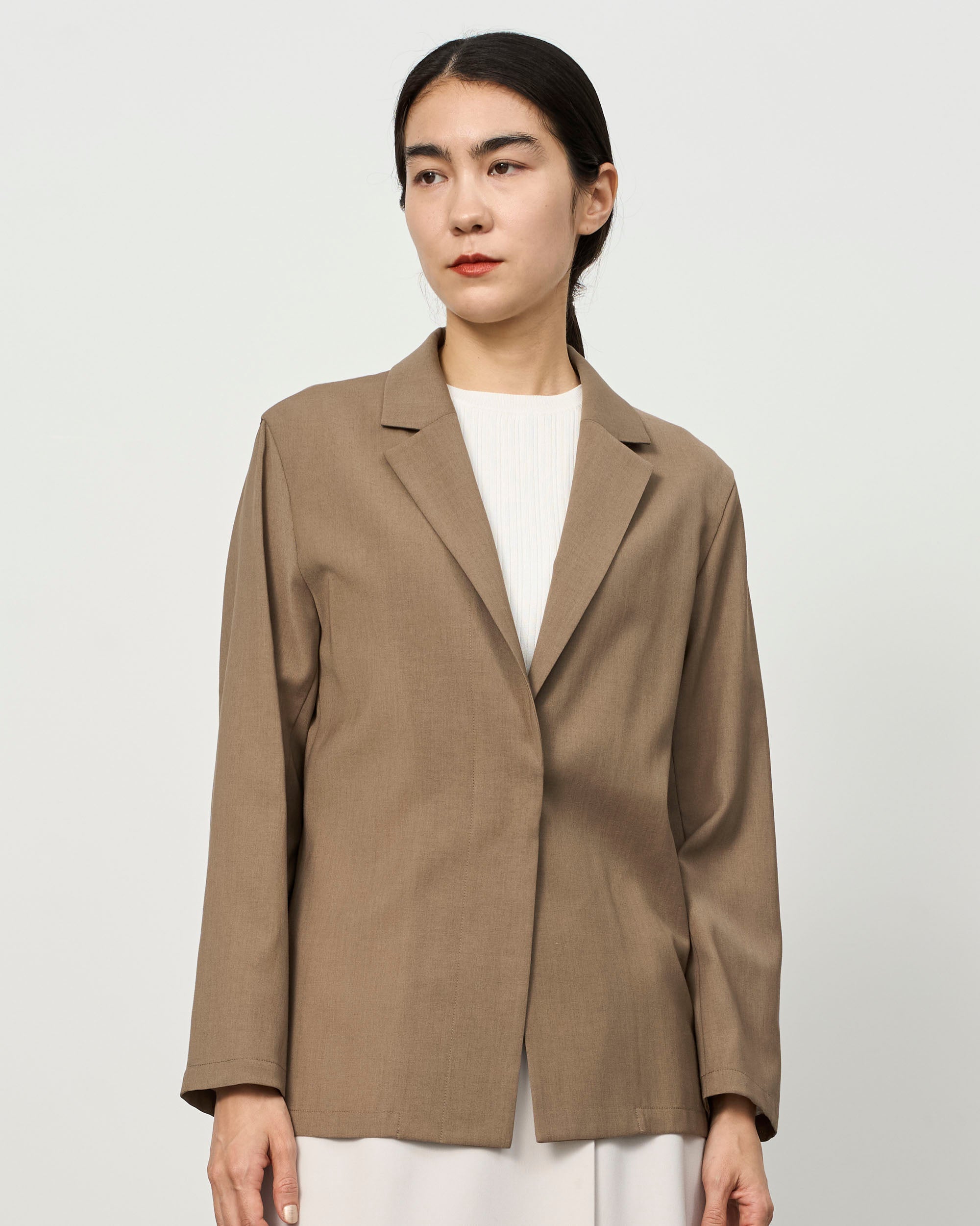 ライトリネン混ジャケット