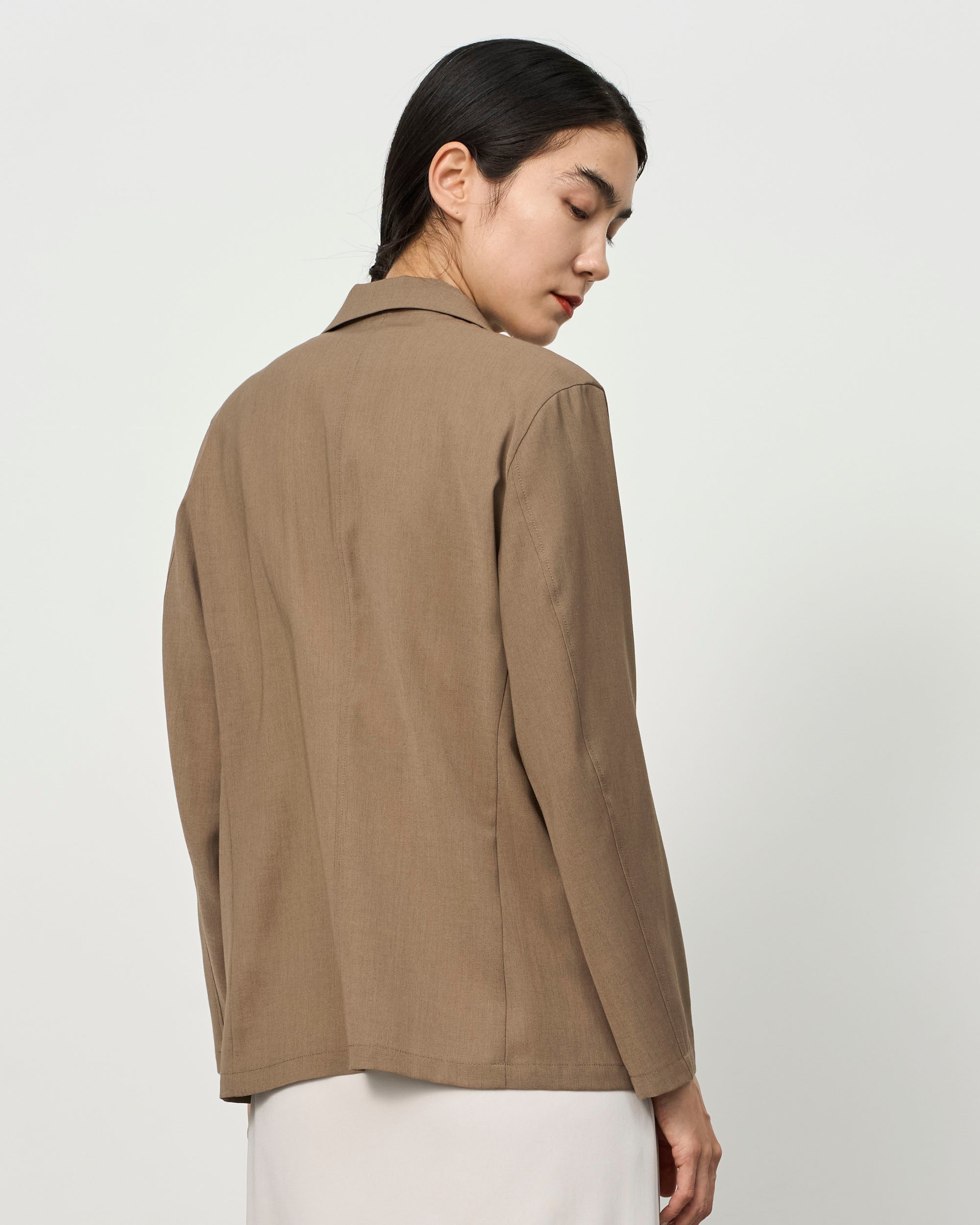 ライトリネン混ジャケット