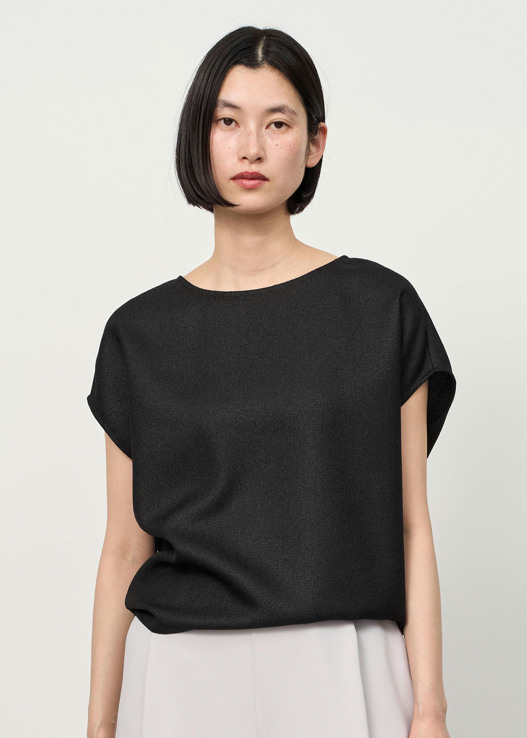 リネーラショートスリーブコクーンブラウス - SOÉJU online store