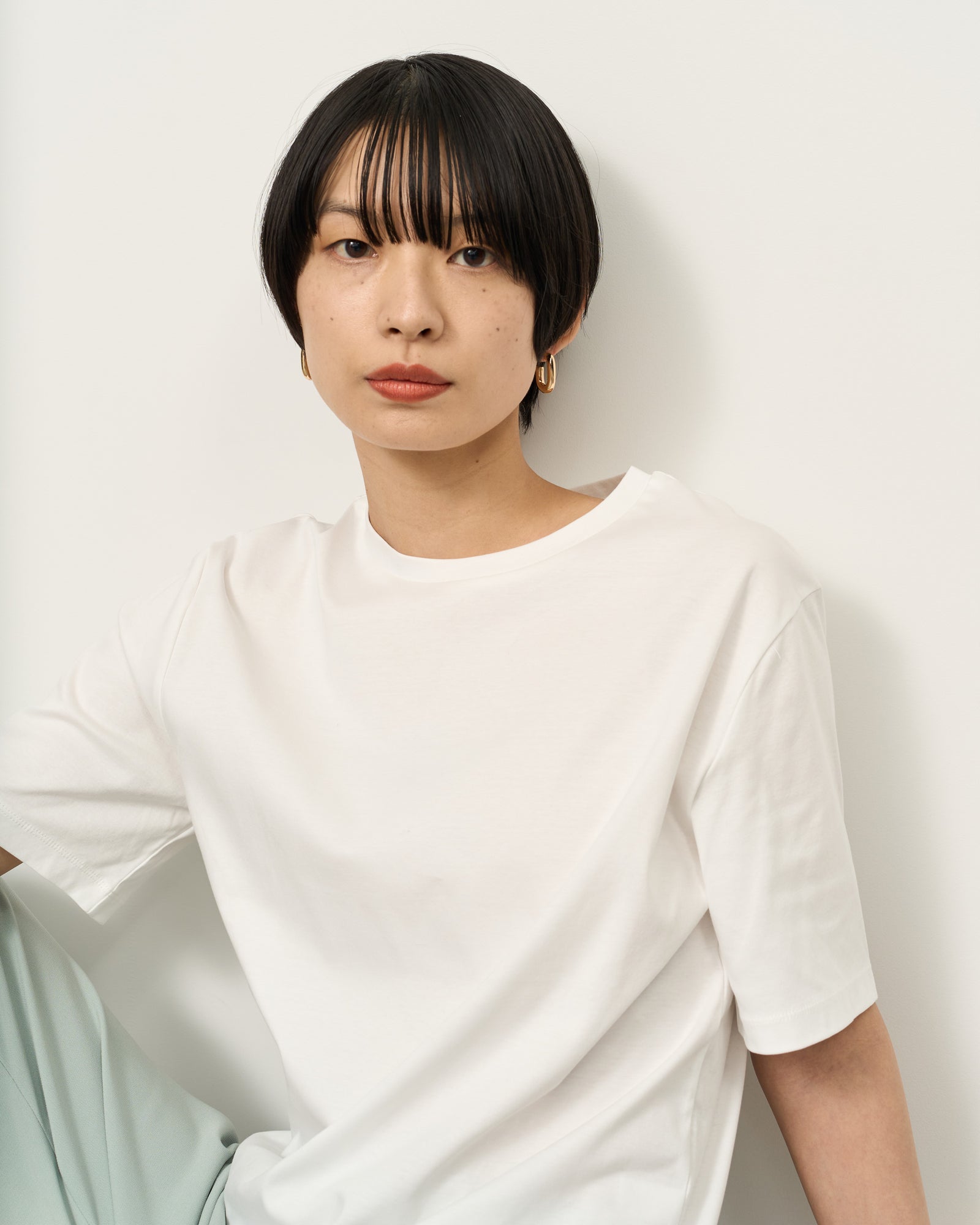 クルーネックTシャツ - SOÉJU online store｜上質な大人の女性のための 