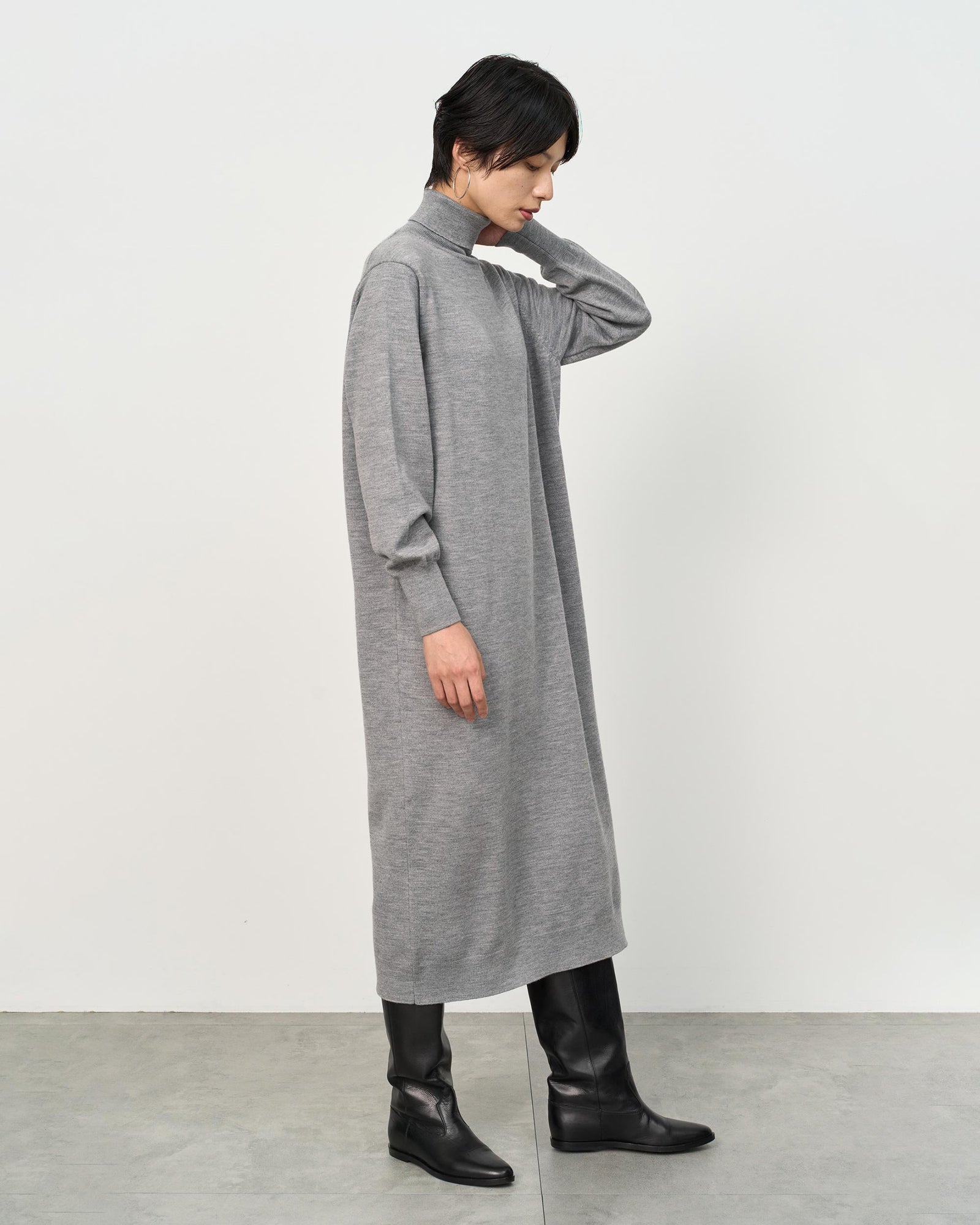 ウール混ニットワンピース - SOÉJU online store｜上質な大人の女性の 