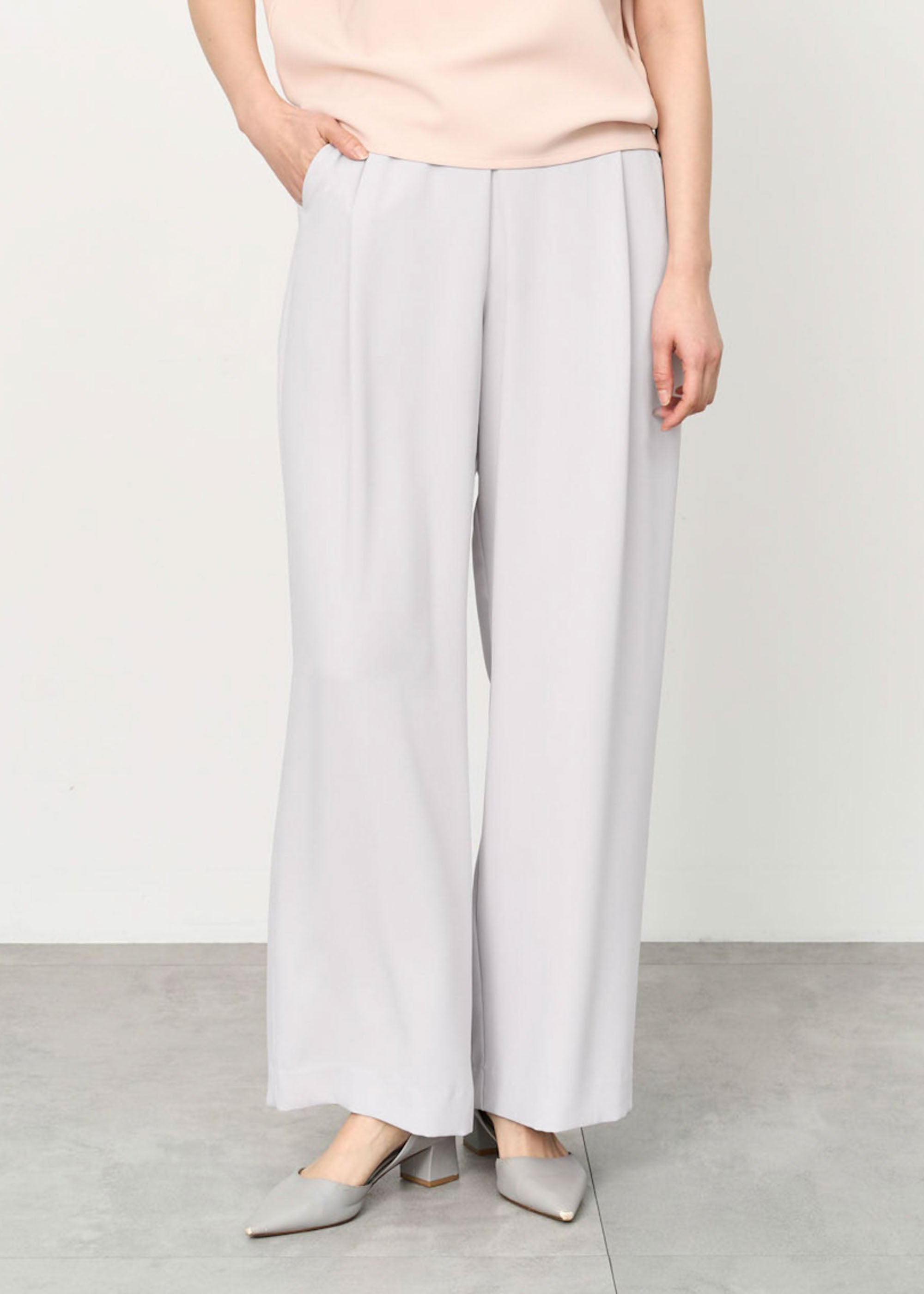 サイドタックワイドパンツ TALL丈