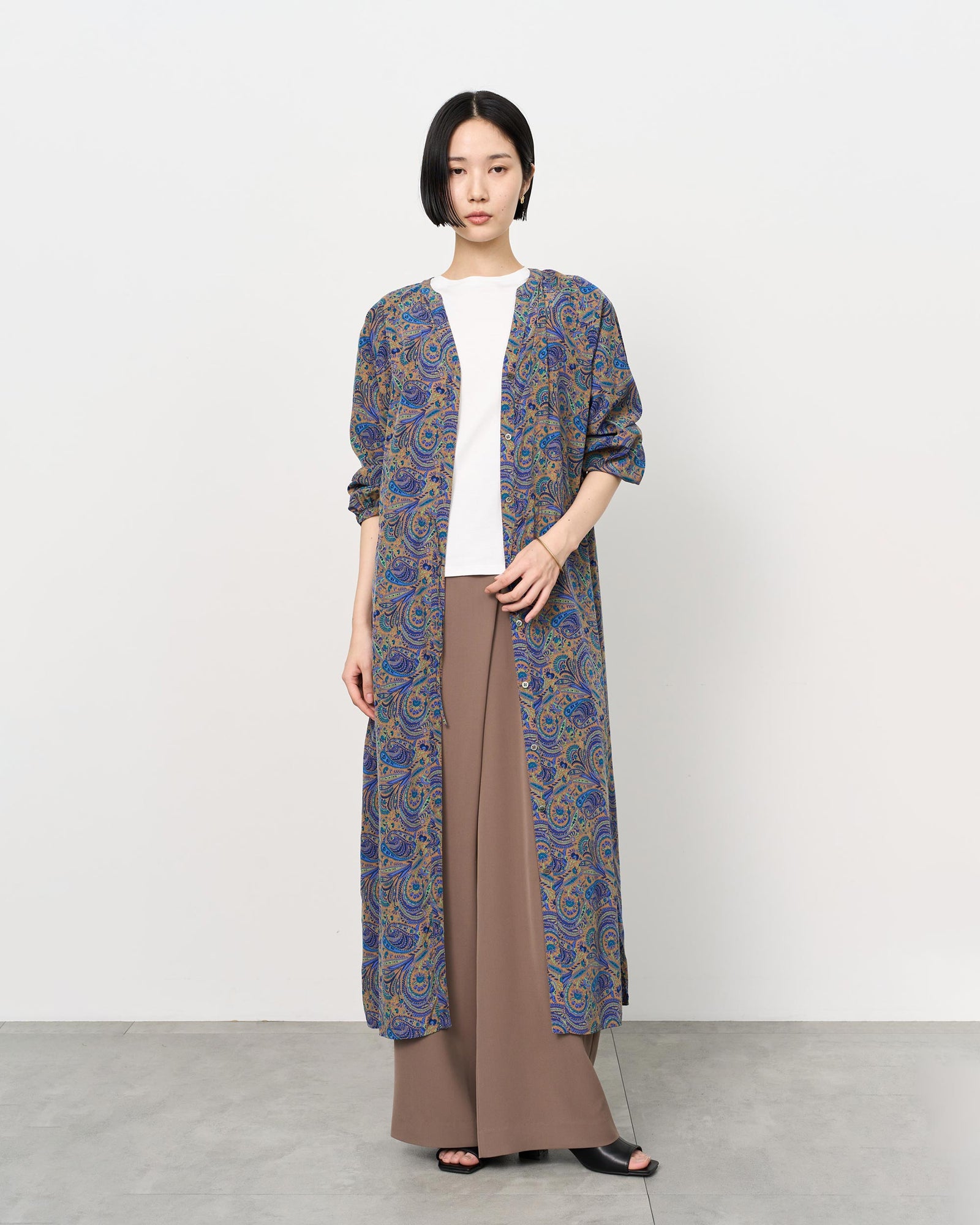 ペイズリー柄ワンピース - SOÉJU online store｜上質な大人の女性の 