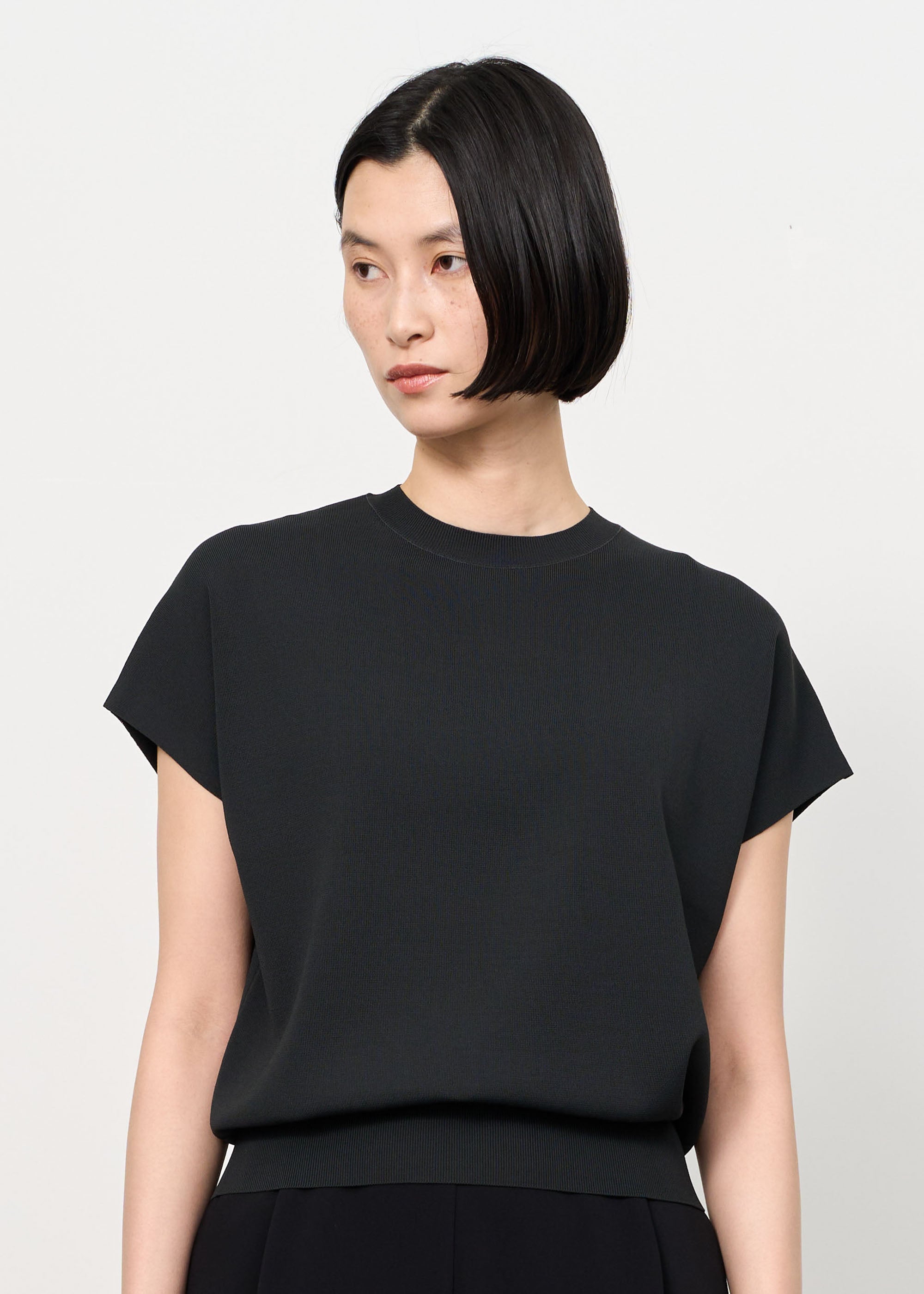 ショートスリーブコクーンニット