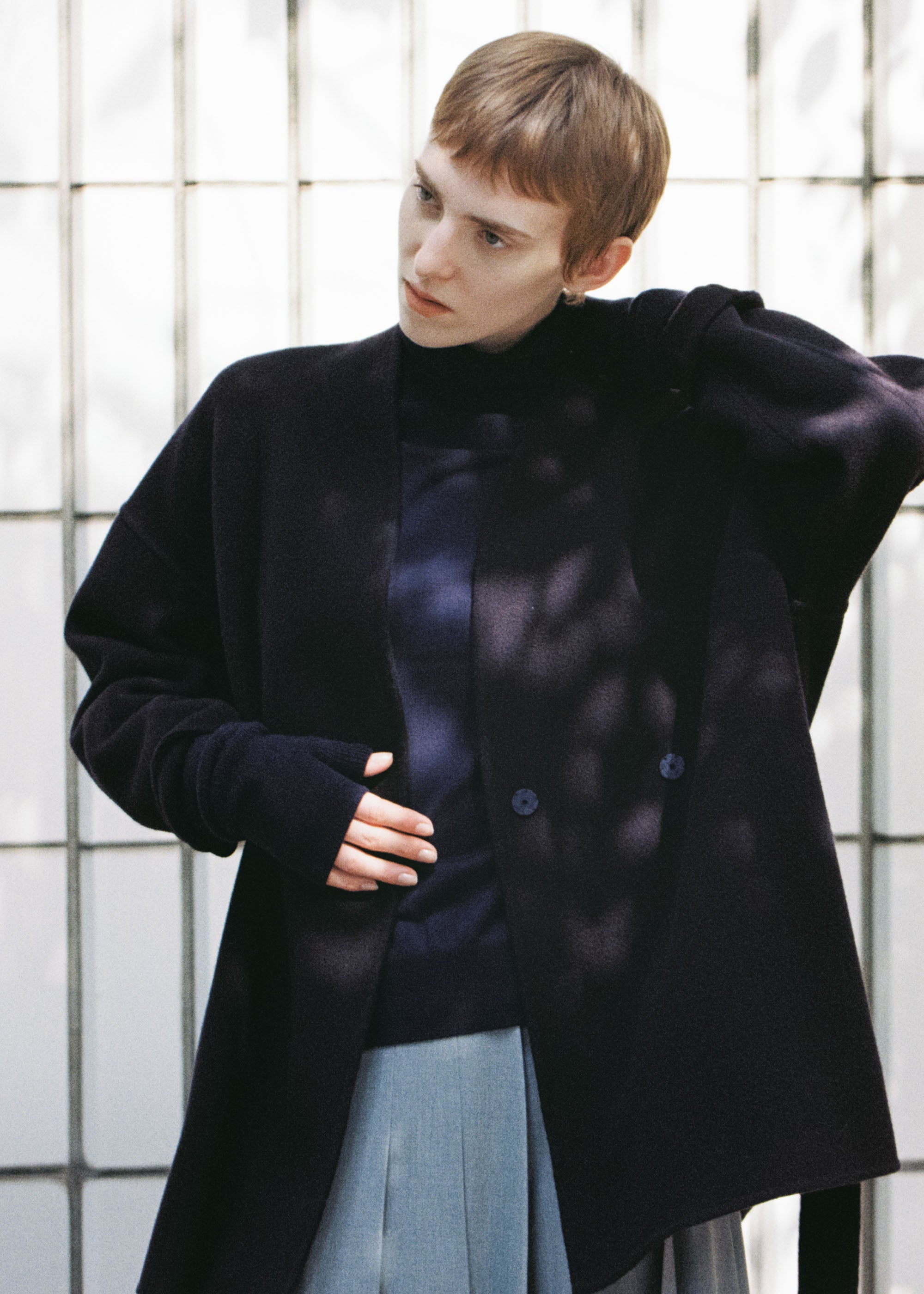 カシミヤ混ニットグローブ