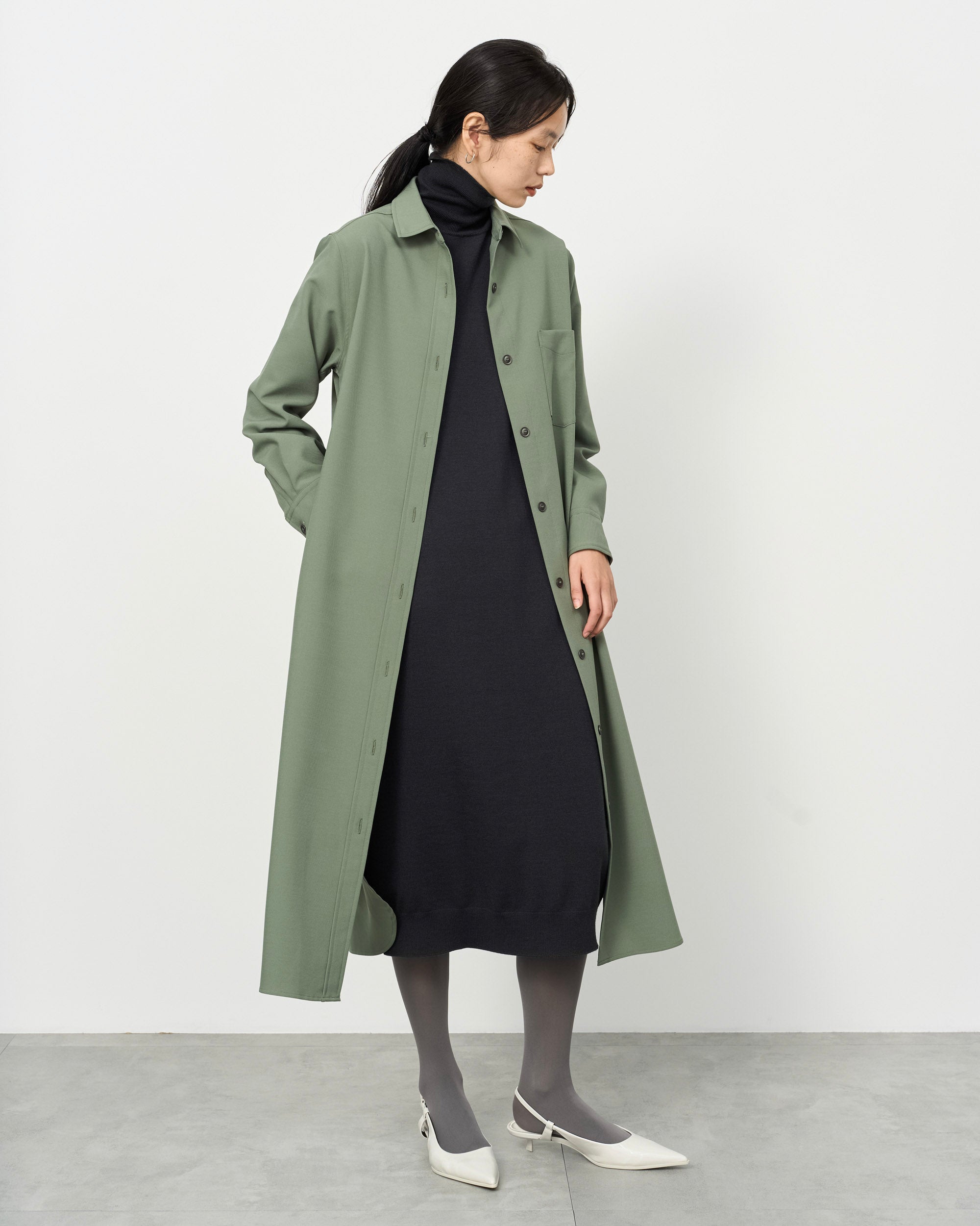 ウール混ニットワンピース - SOÉJU online store｜上質な大人の女性の