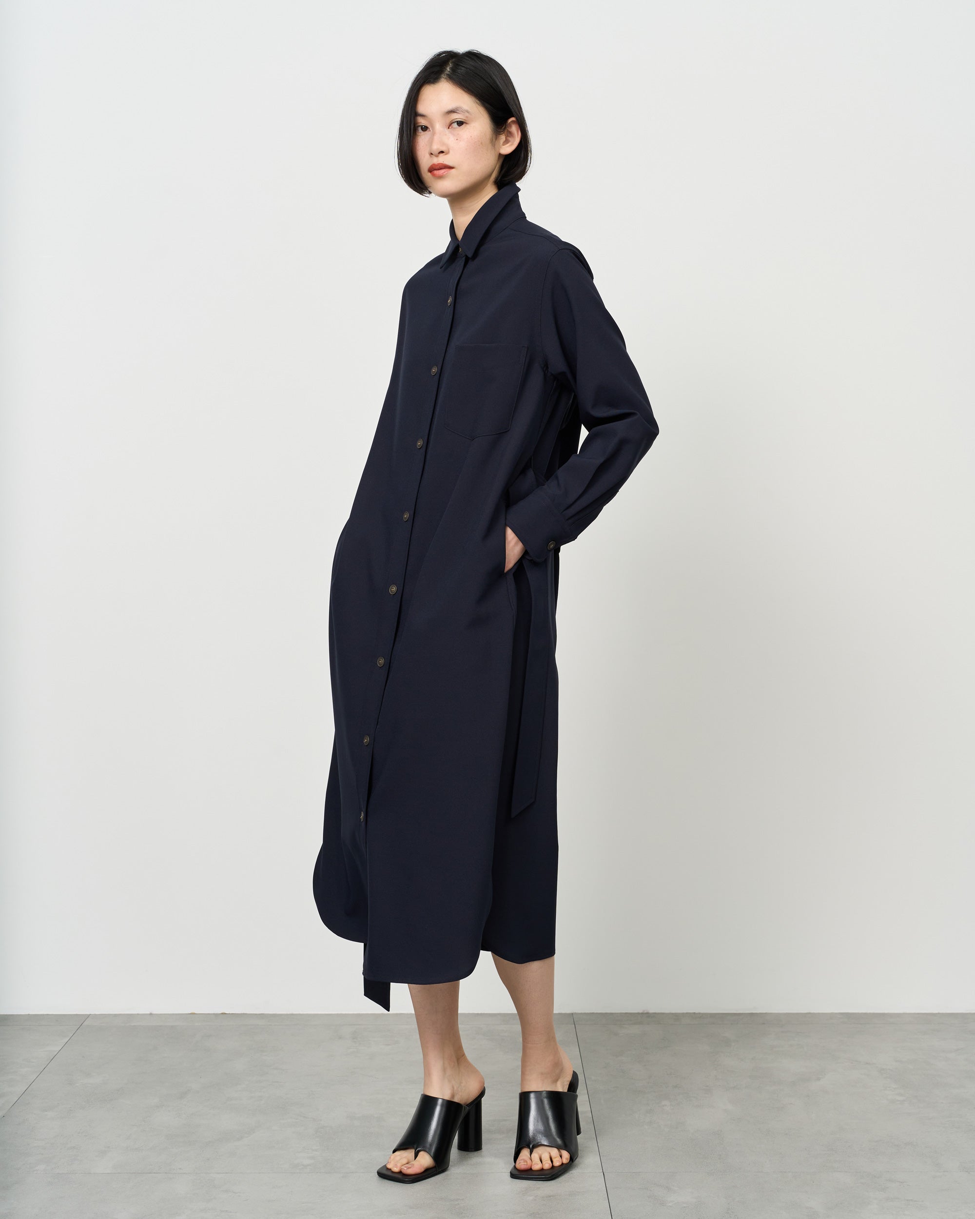ソフトオックスシャツワンピース - SOÉJU online store|上質な大人の ソフトオックスシャツワンピース - SOÉJU online store|上質な大人の