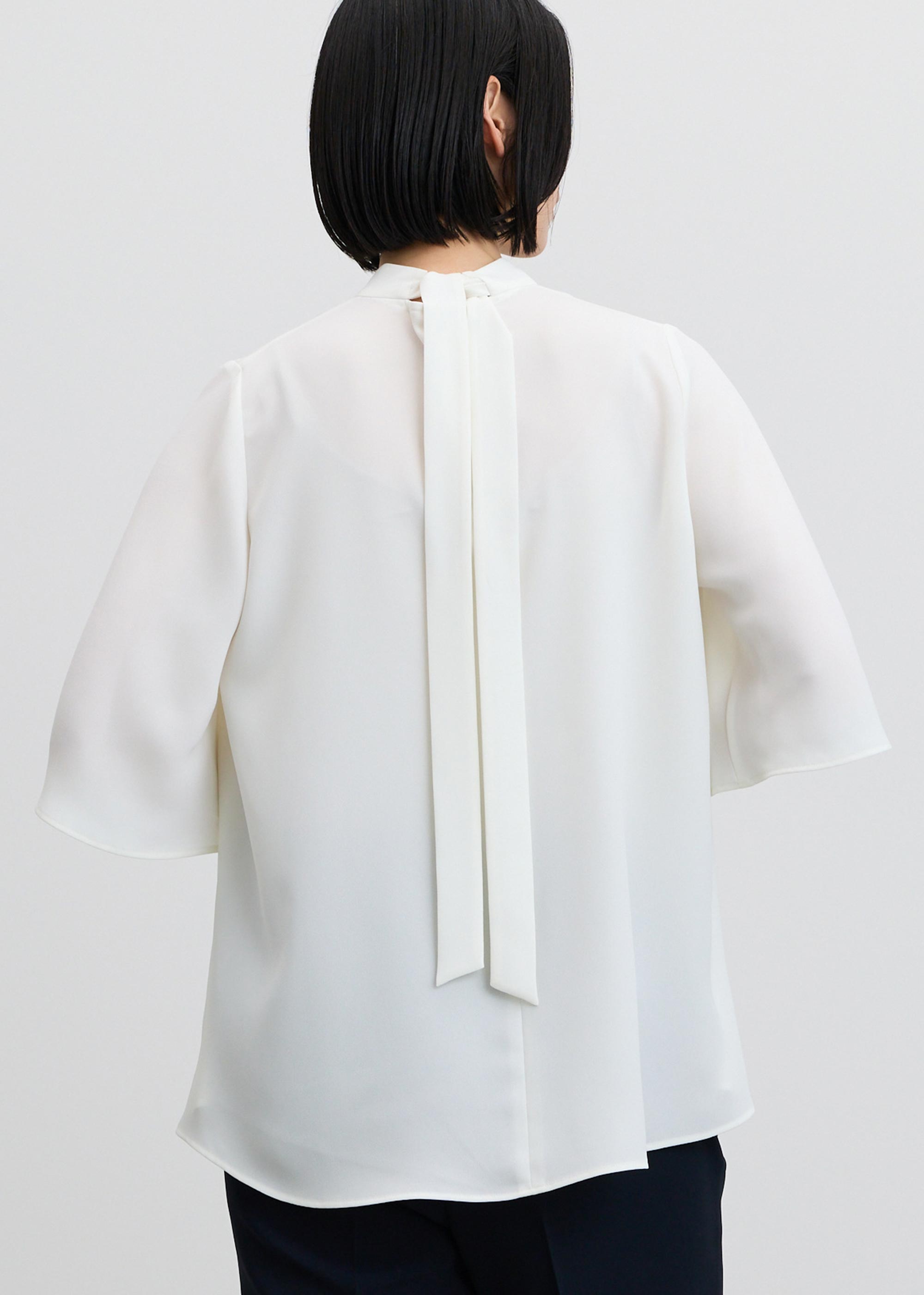 エアリージョーゼットフレアスリーブブラウス - SOÉJU online store