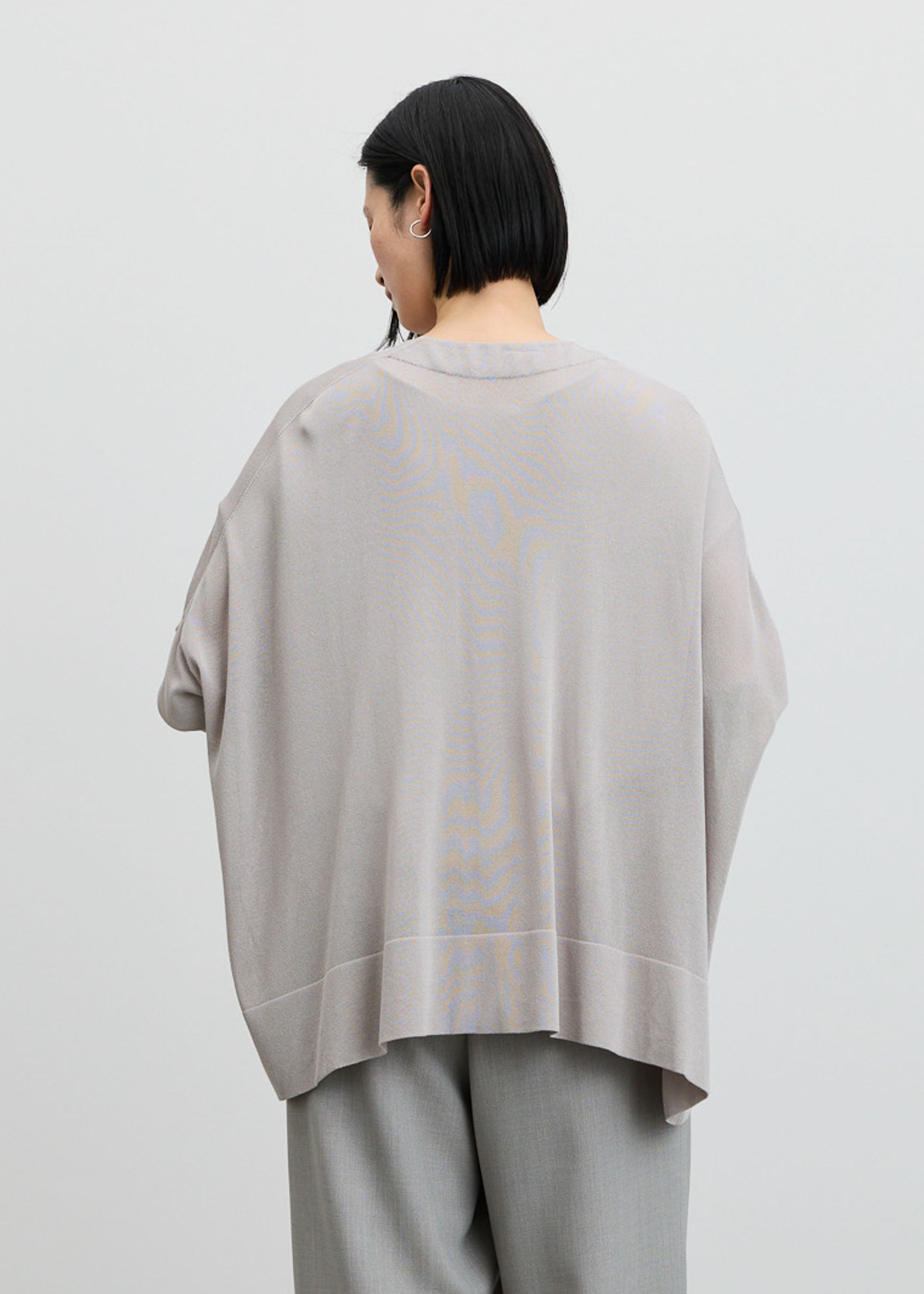 シアードレープカーディガン