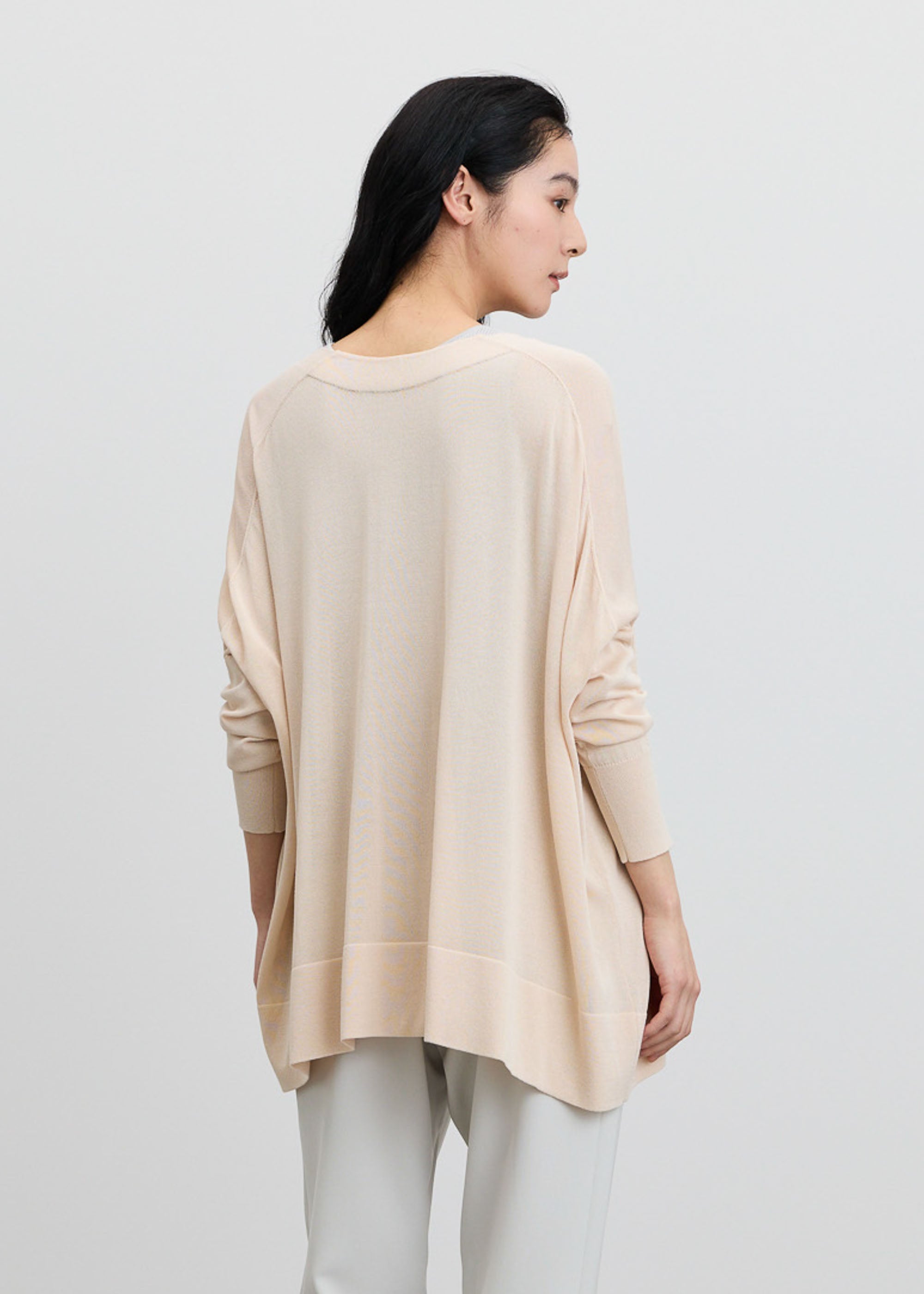 シアードレープカーディガン