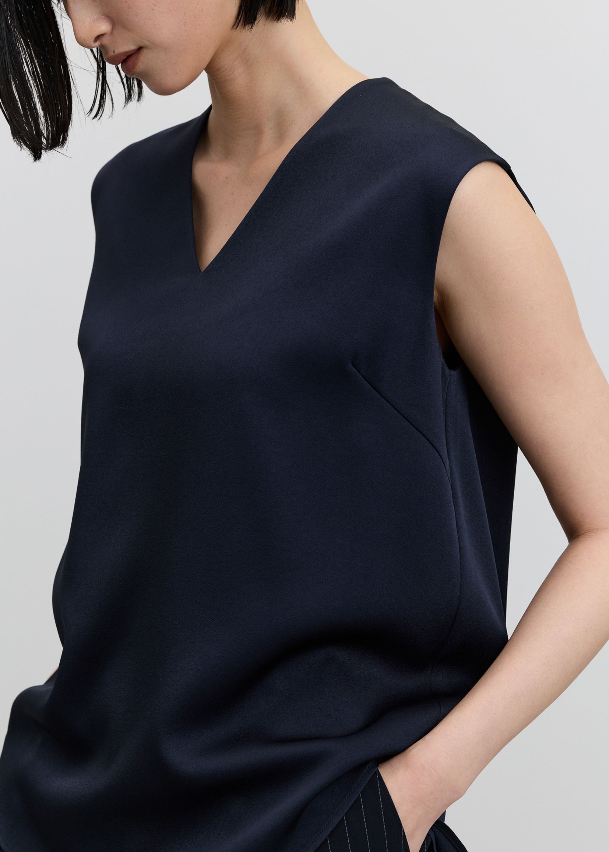 リト ストラクチャー 22SS Big-Sleeve ブラウス Vネック リト ストラクチャー 22SS Big-Sleeve ブラウス Vネック 【公式通販】