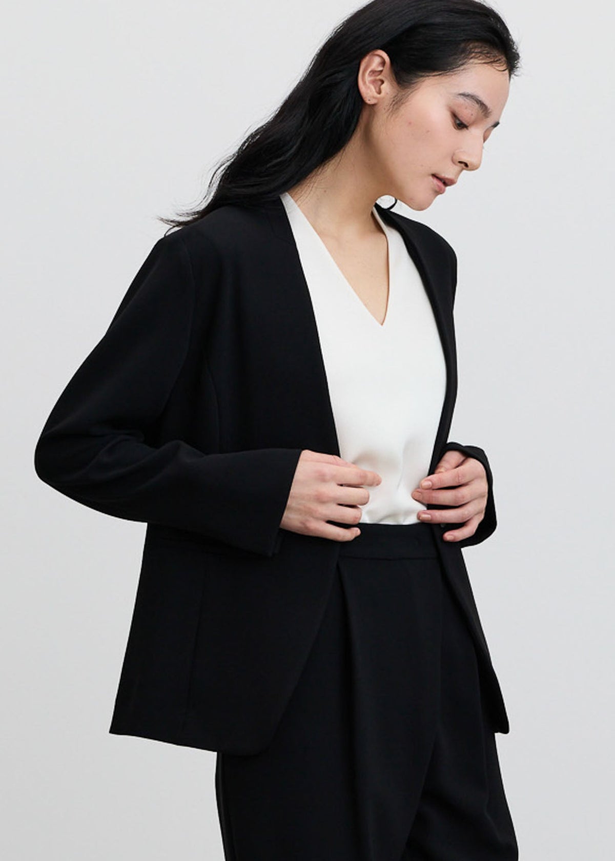 ノーカラージャケット - SOÉJU online store｜上質な大人の女性のため 