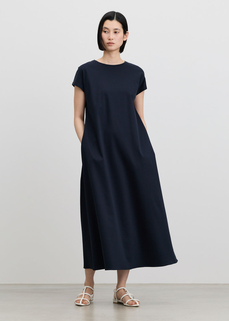 COOL SMOOTH フレンチスリーブマキシワンピース- SOÉJU online store｜上質な大人の女性のためのワンピース