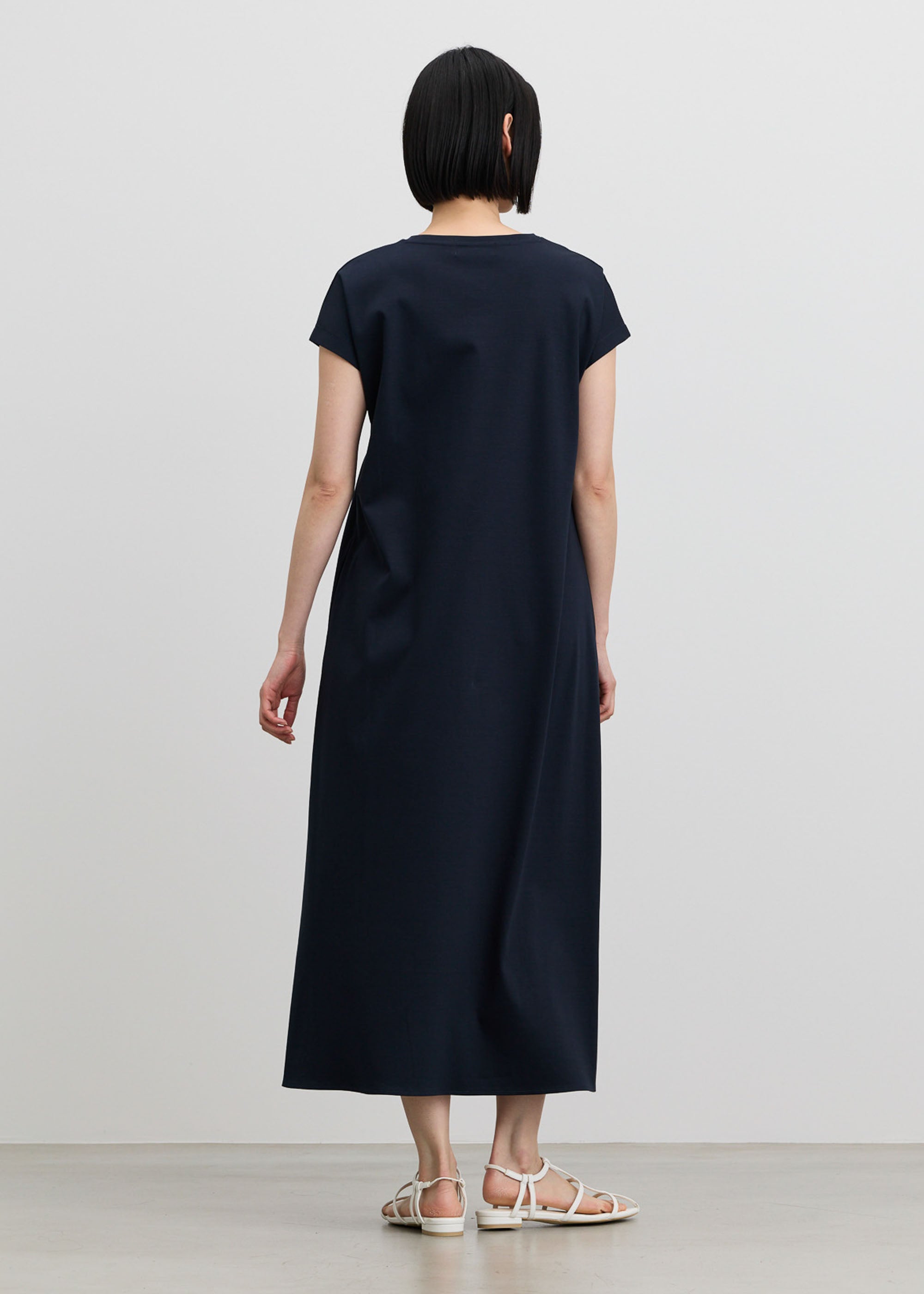 COOL SMOOTH フレンチスリーブマキシワンピース