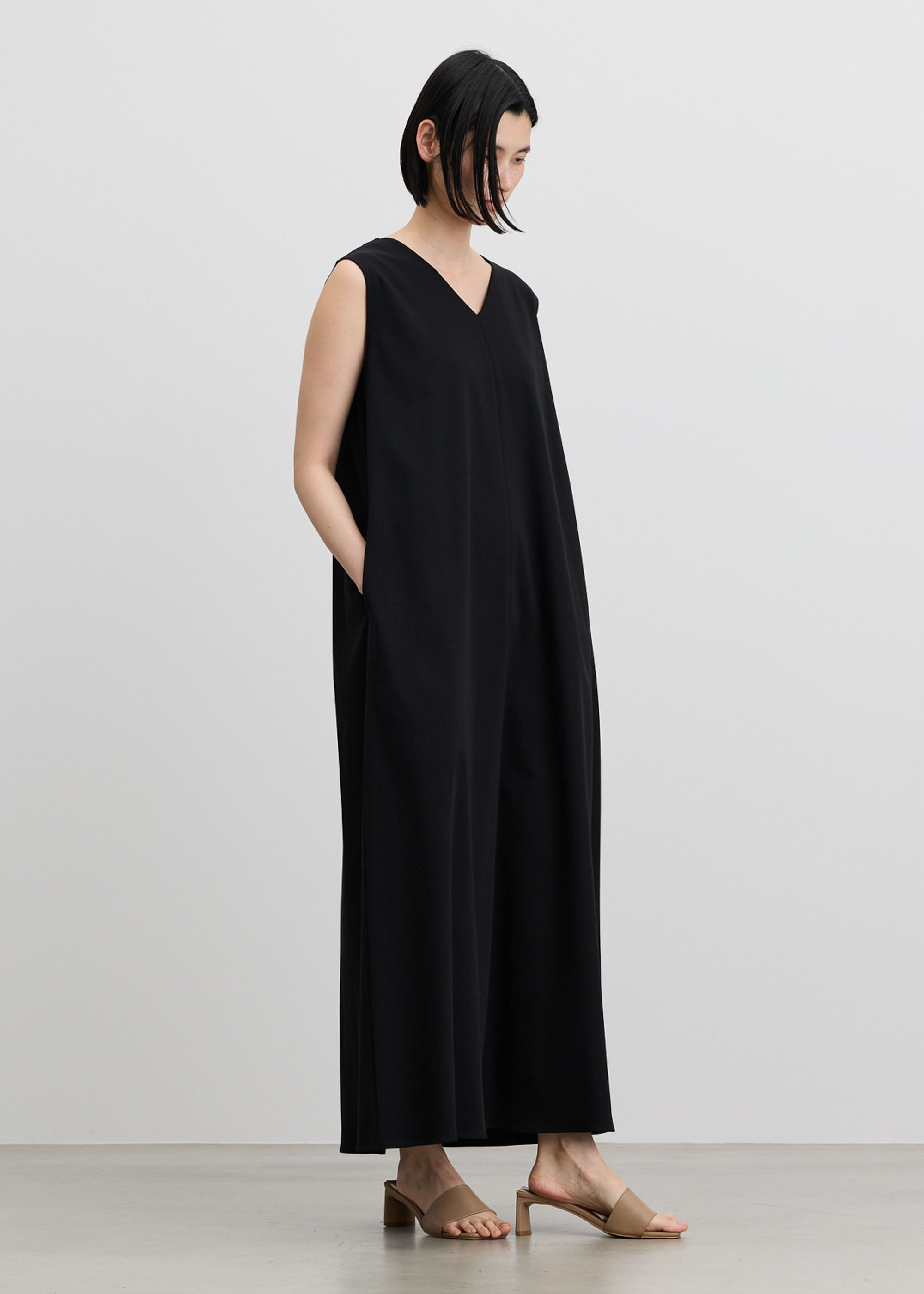 COOL SMOOTH ノースリーブマキシワンピース