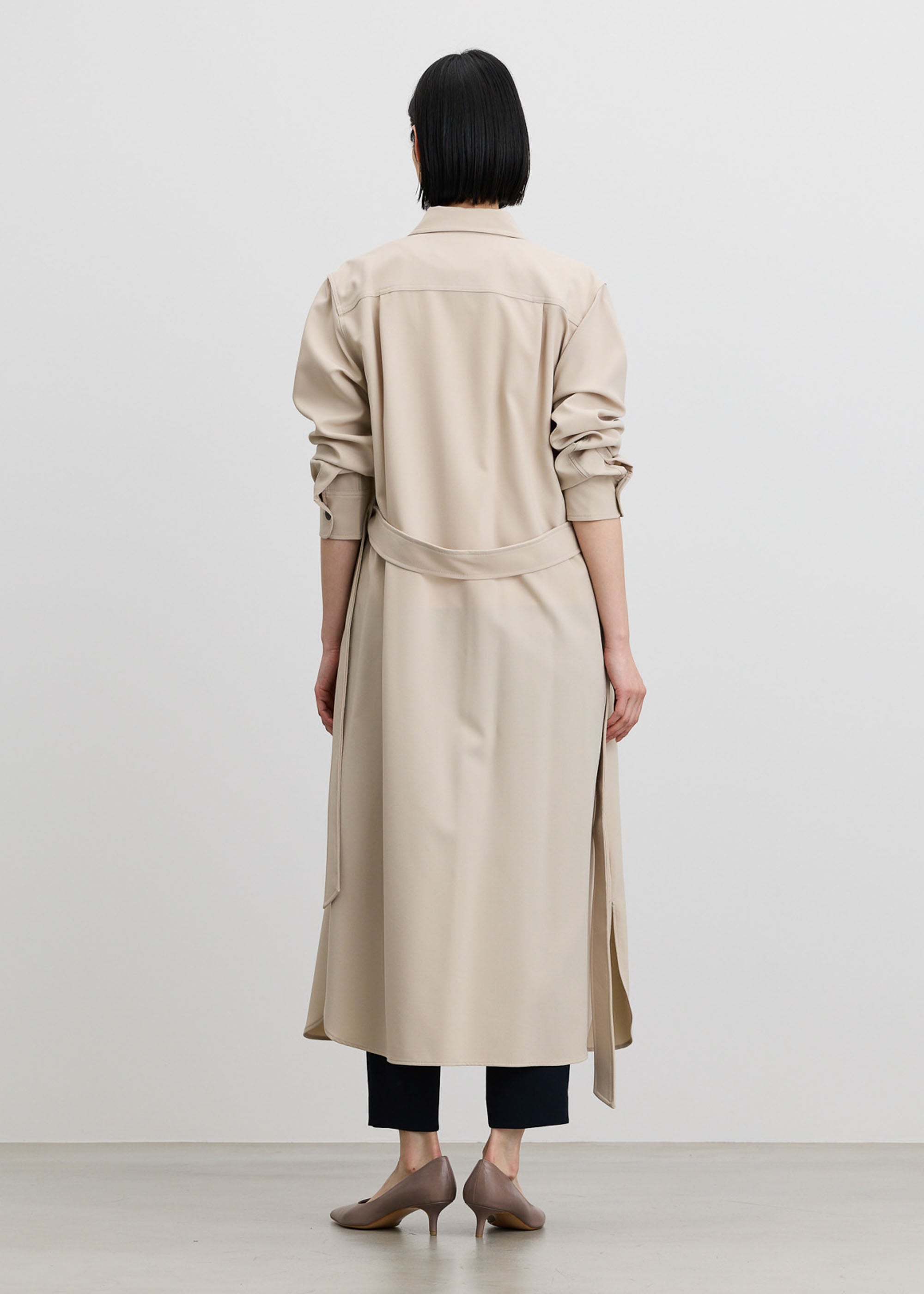 ソフトオックスシャツワンピース