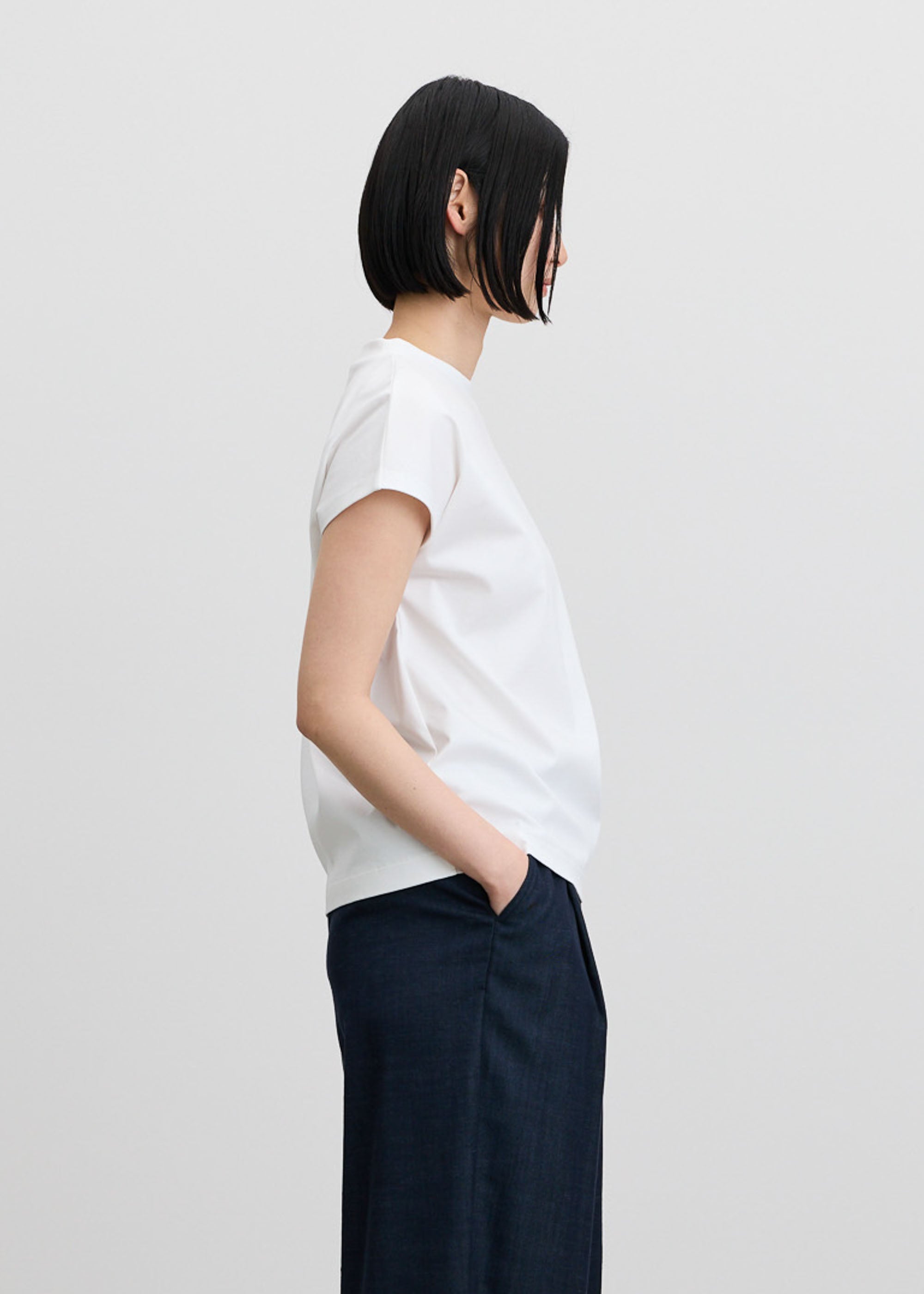 COOL SMOOTH スタンドカラーカットソー