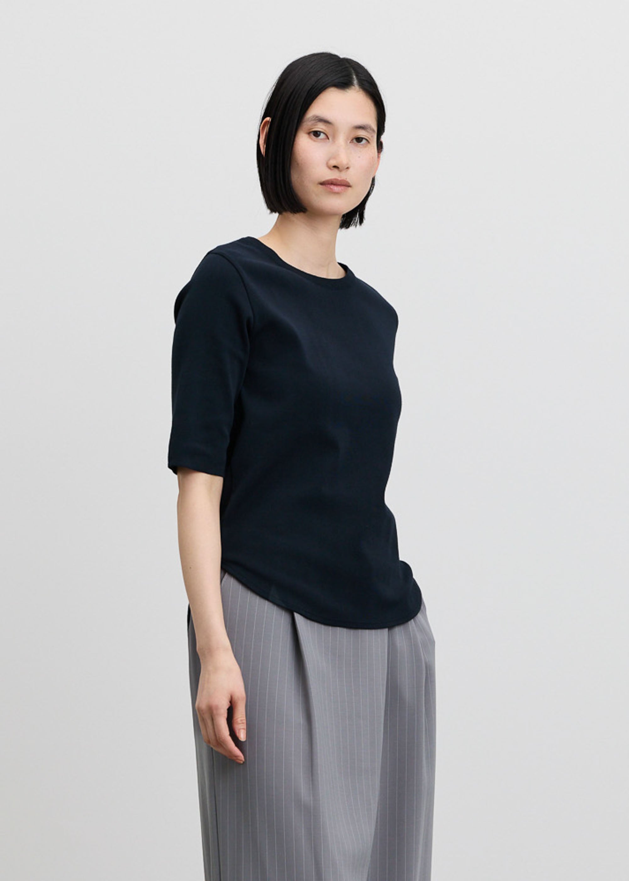 5分袖ニットソー