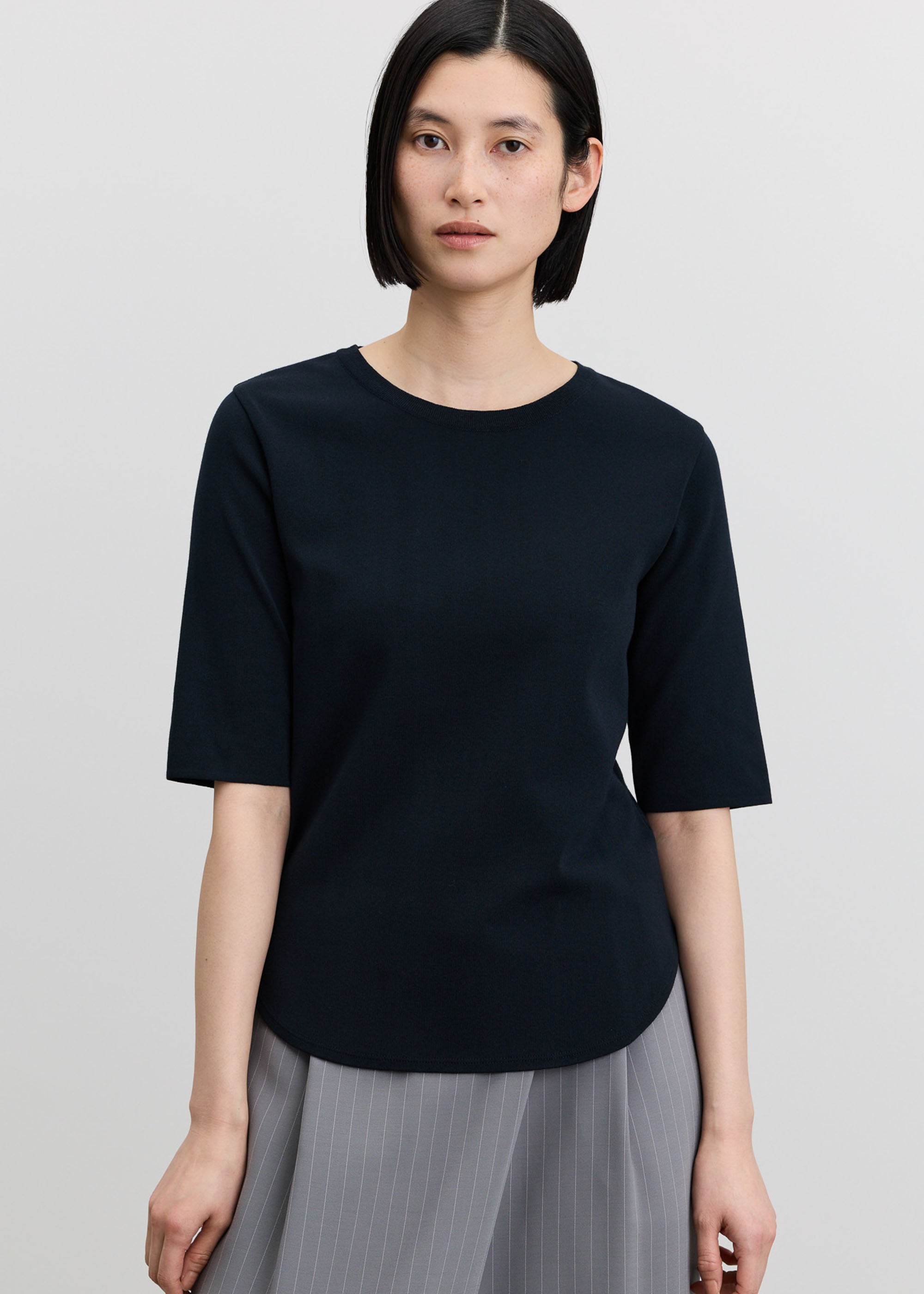 5分袖ニットソー