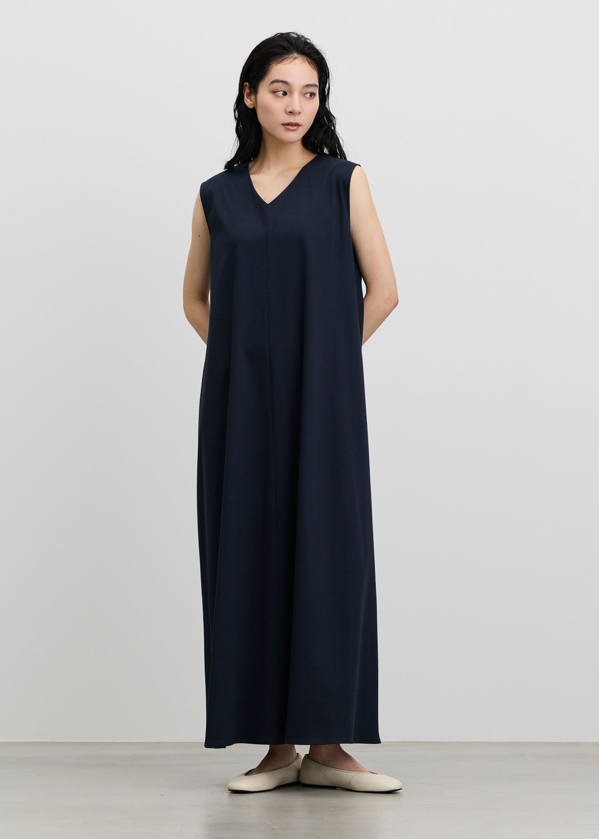 COOL SMOOTH ノースリーブマキシワンピース