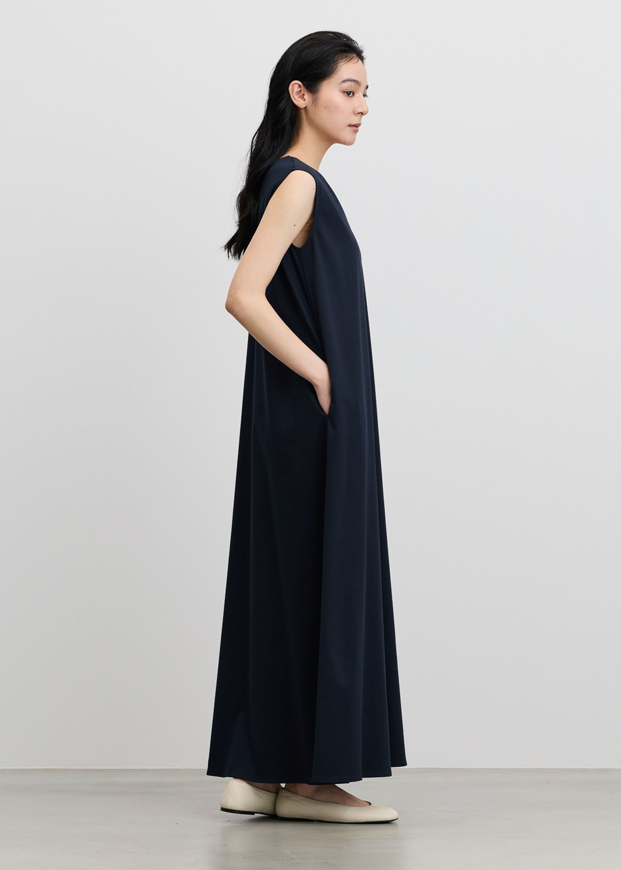 COOL SMOOTH ノースリーブマキシワンピース