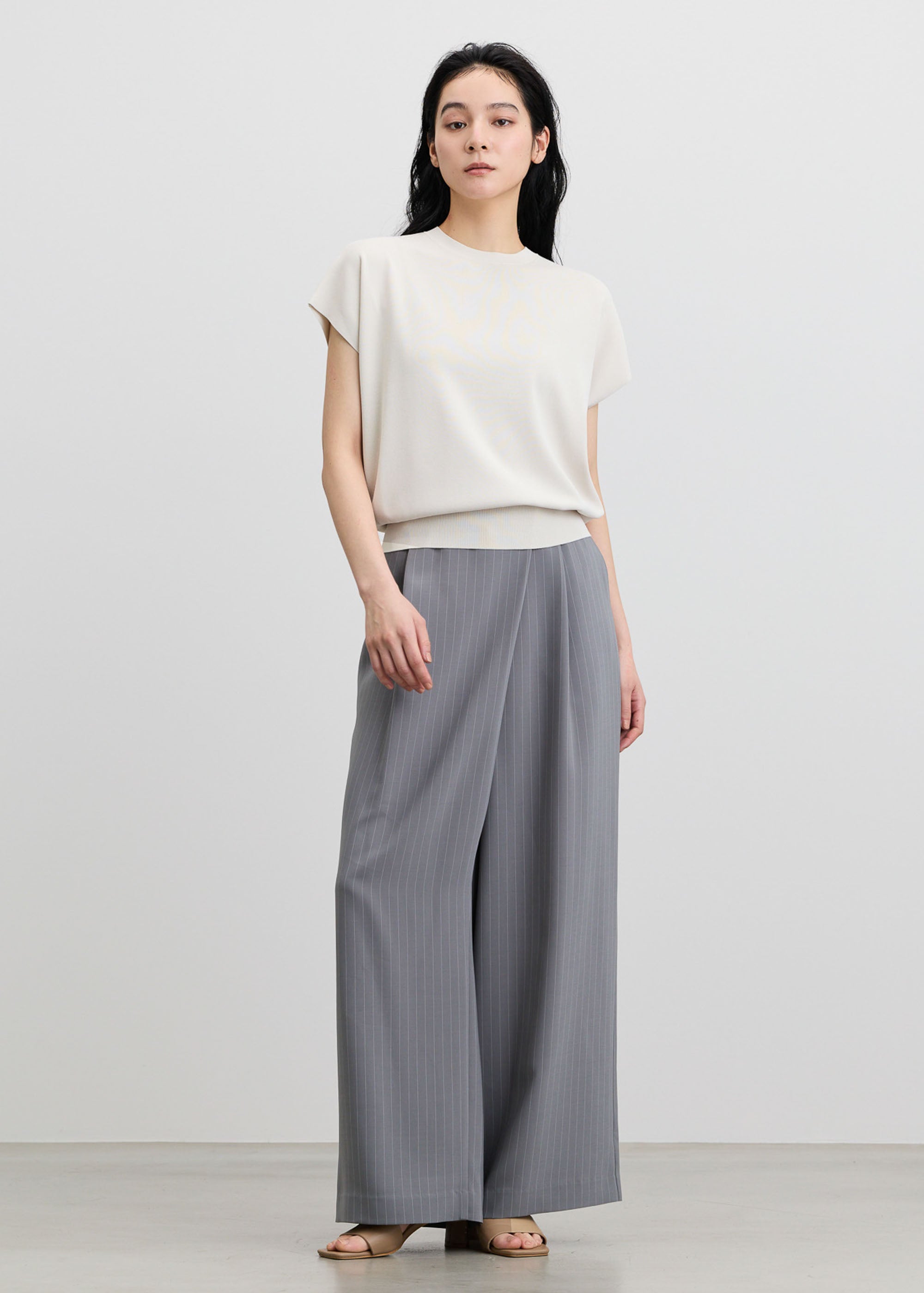 ショートスリーブコクーンニット - SOÉJU online store｜上質な大人の