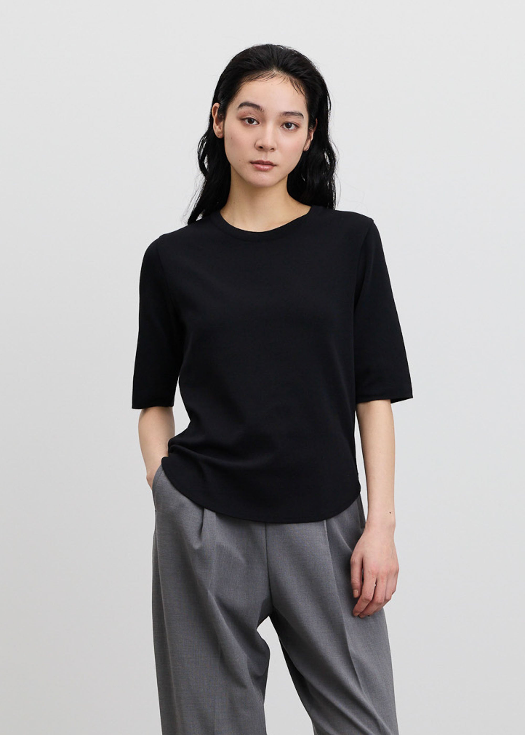 5分袖ニットソー - SOÉJU online store｜上質な大人の女性のための