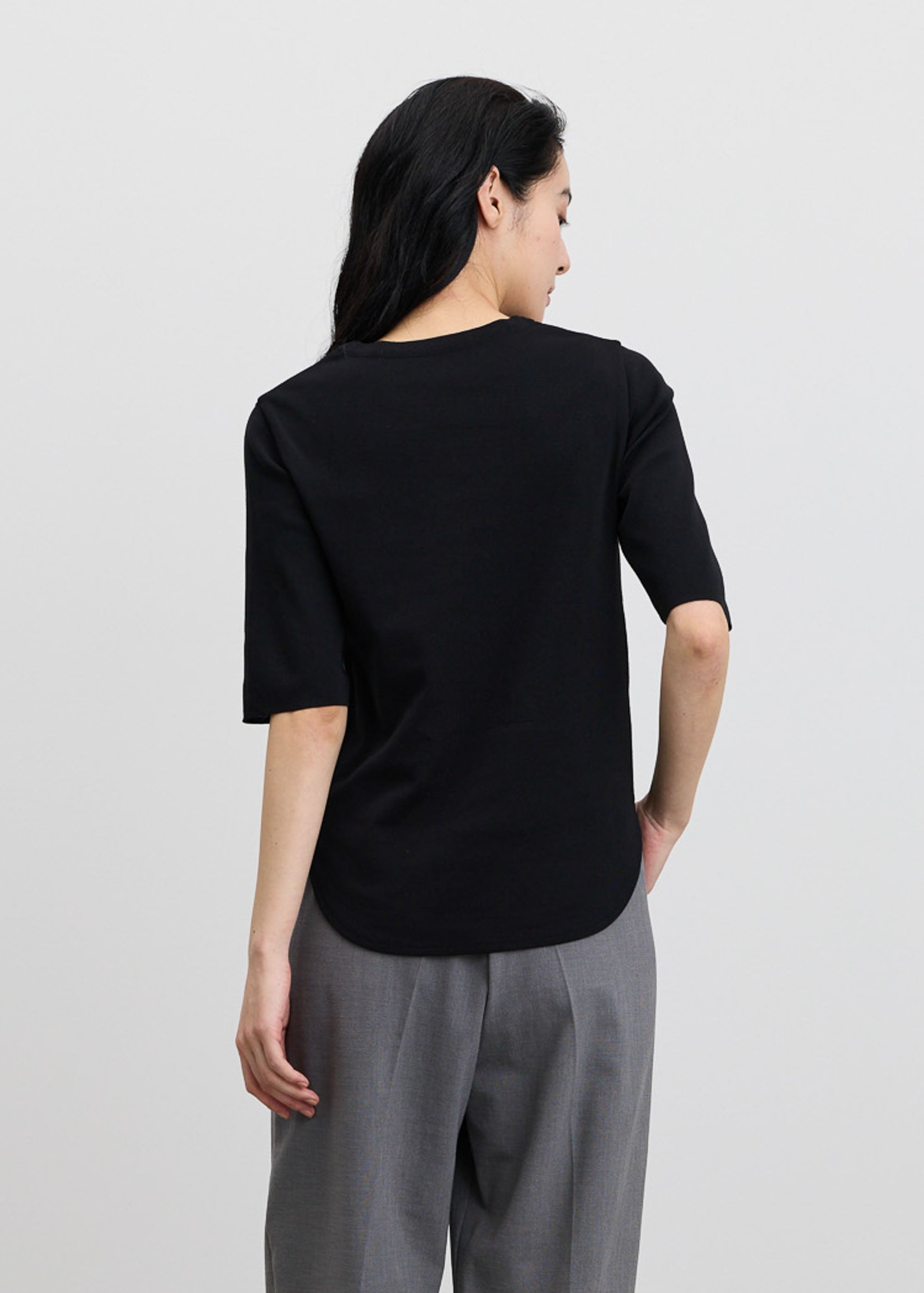 5分袖ニットソー