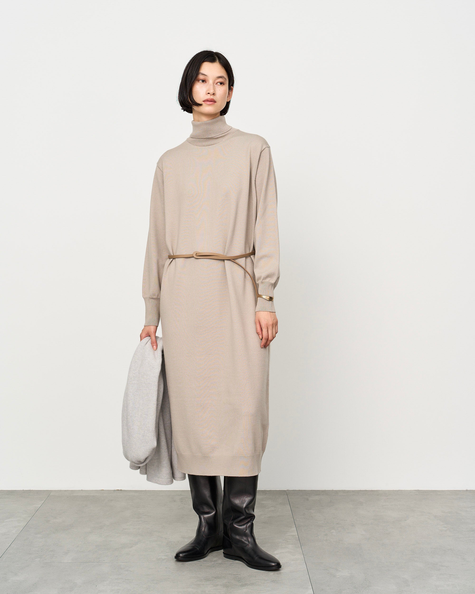 ウール混ニットワンピース - SOÉJU online store｜上質な大人の女性の