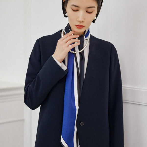 シルク剣先スカーフ- SOÉJU online store｜上質な大人の女性の