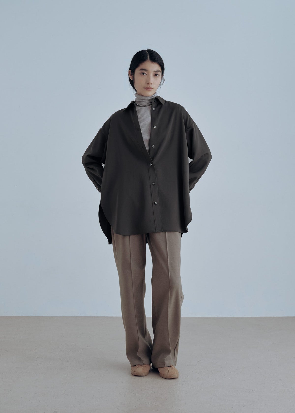 モデル:170cm サイズ:L