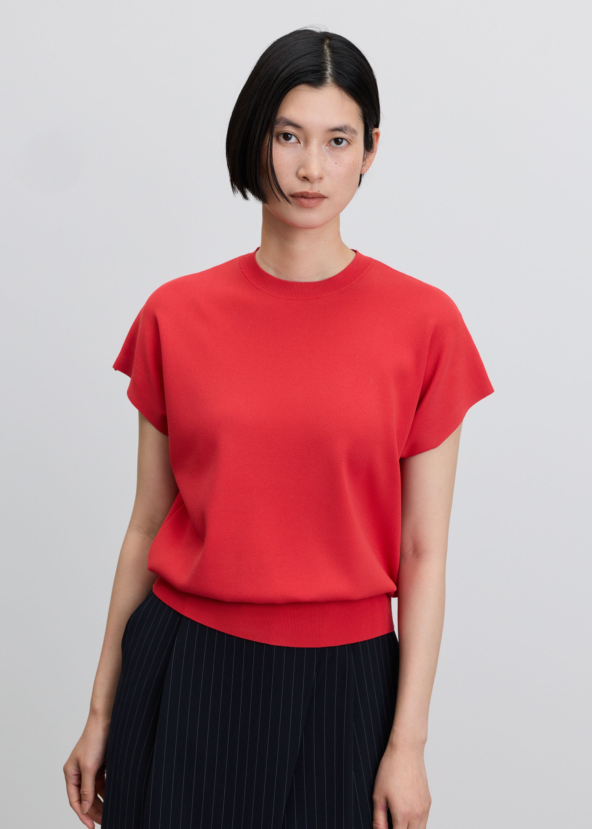 ショートスリーブコクーンニット - SOÉJU online store｜上質な大人の