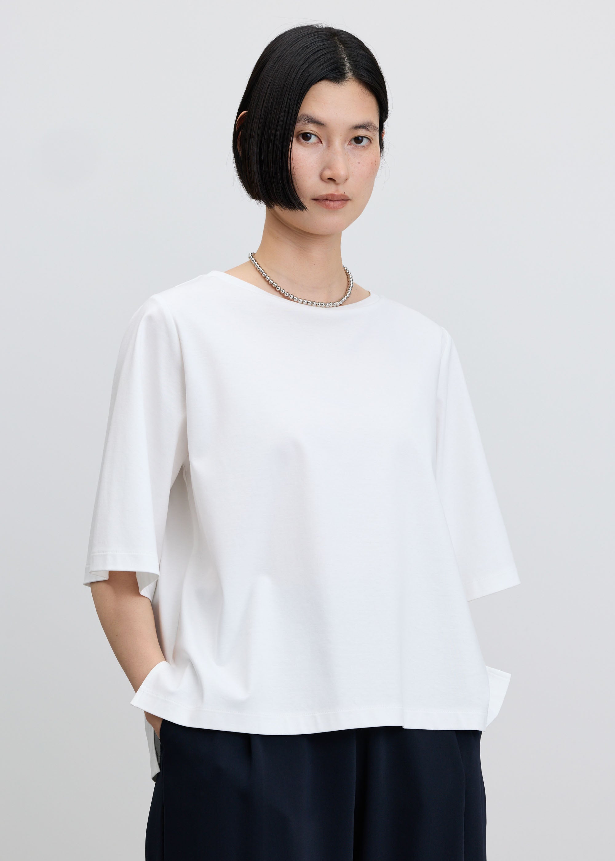 シルバーボールネックレス - SOÉJU online store｜上質な大人の女性の