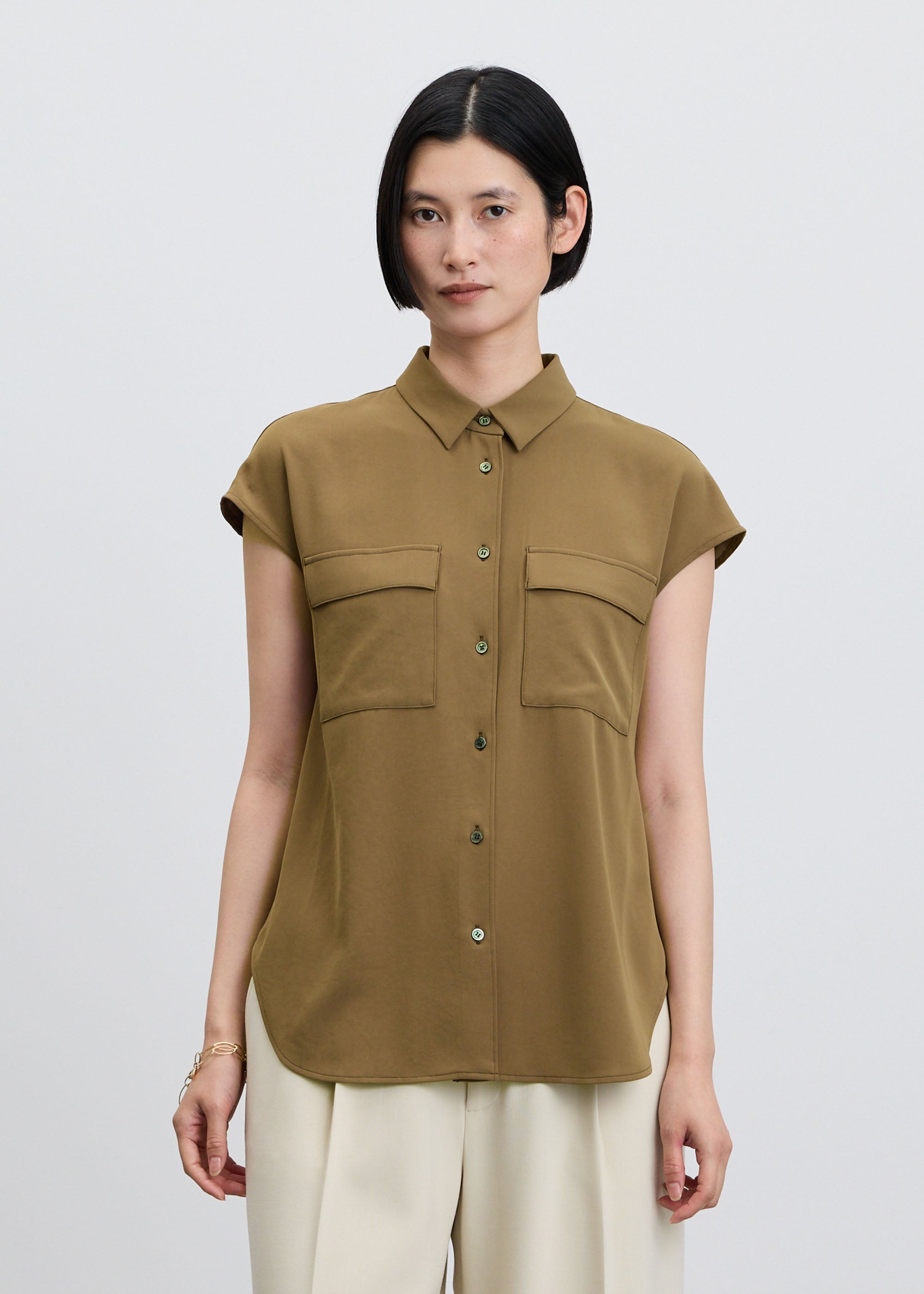 ヴィンテージサテンシャツ - SOÉJU online store｜上質な大人の女性の