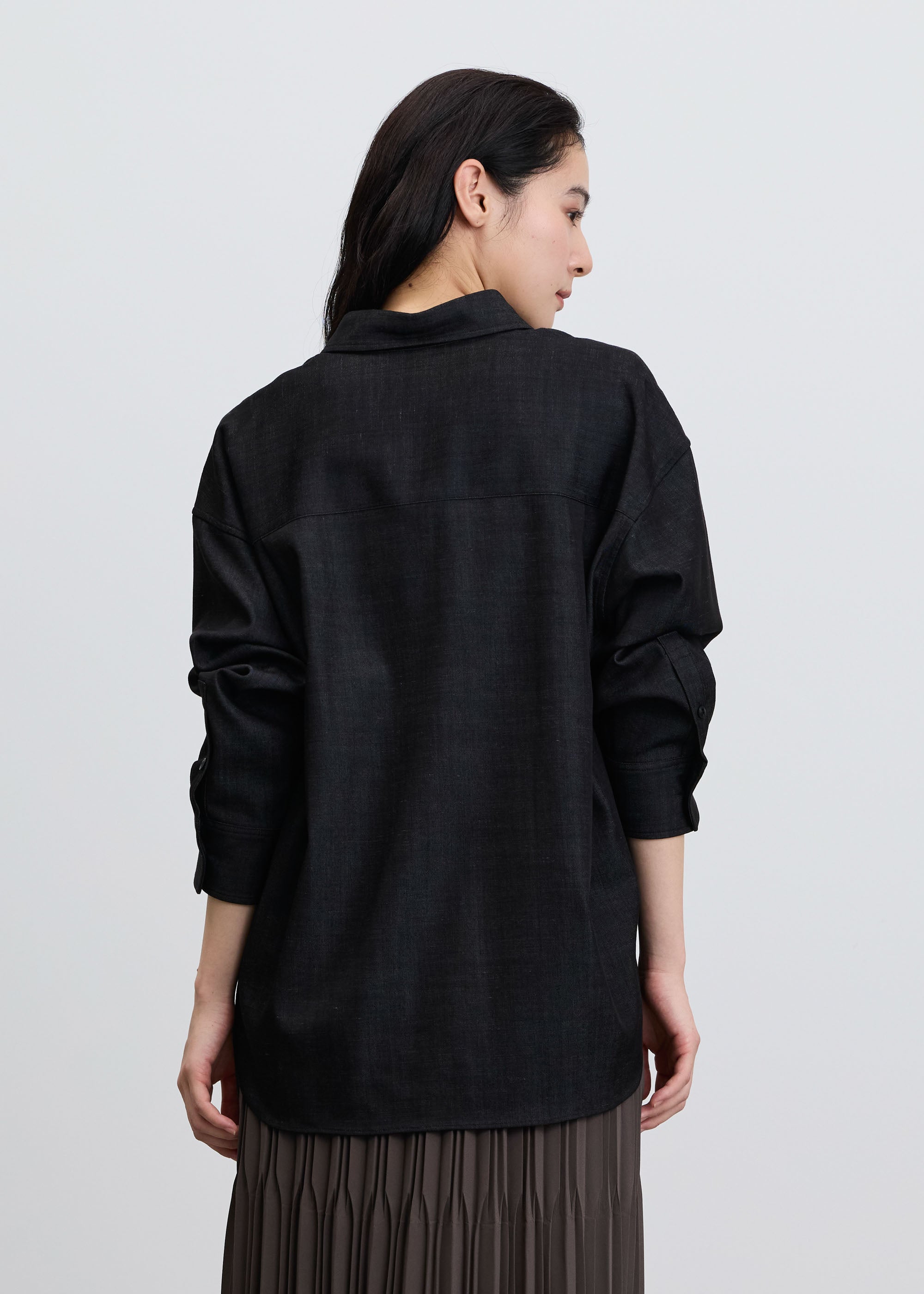 デニムライクシャツ - SOÉJU online store｜上質な大人の女性のための