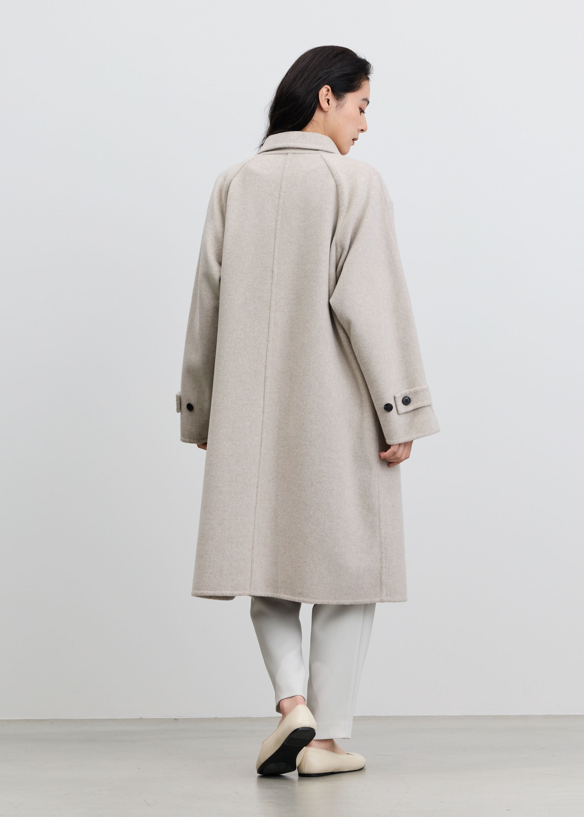 ウールカシミヤバルマカーンコート