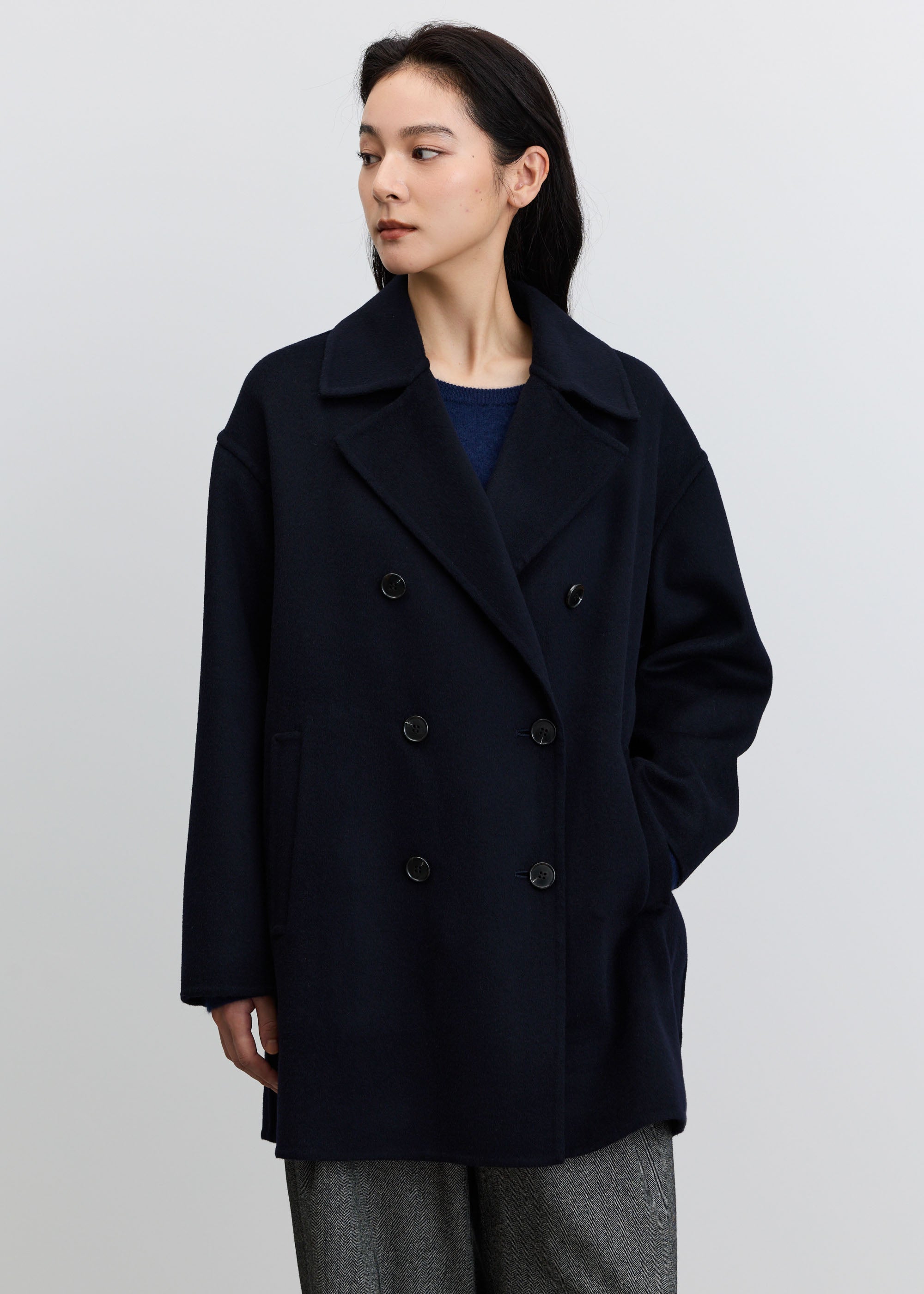 ウールカシミヤPコート - SOÉJU online store｜上質な大人の女性のため