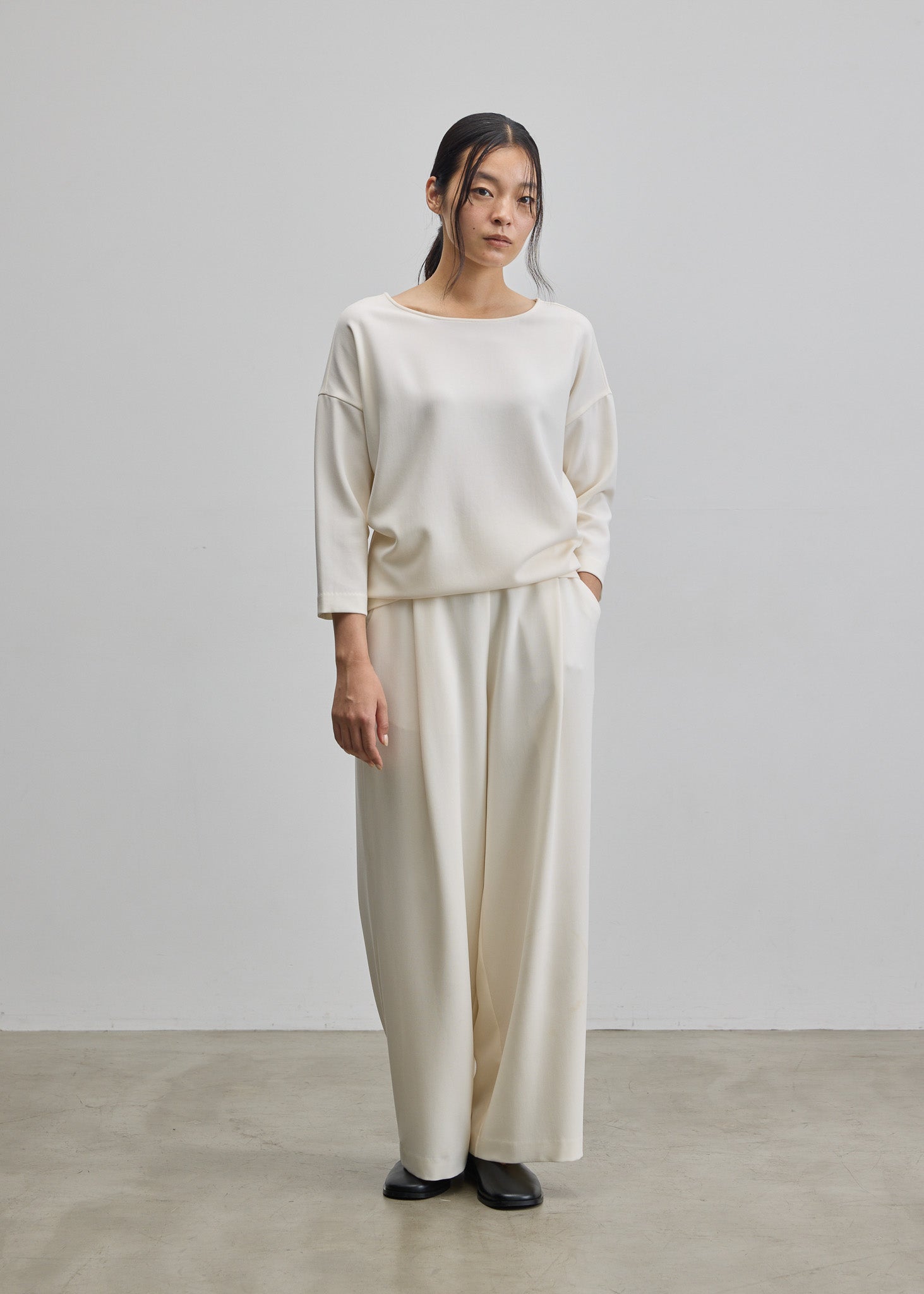 コクーンブラウス8分袖 - SOÉJU online store｜上質な大人の女性