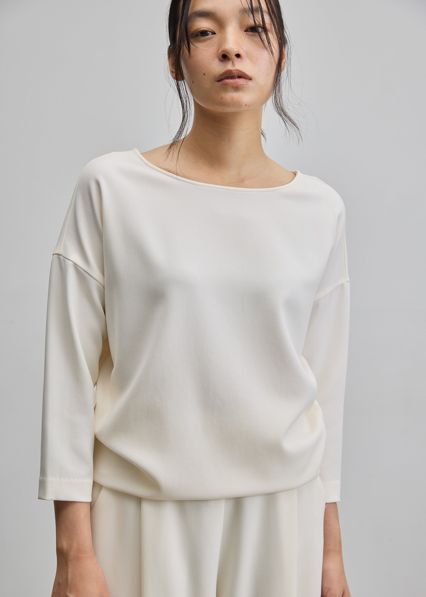 ソージュ コクーンシャツ ホワイトM UVカット コクーンシャツ - SOÉJU online store｜上質な大人の女性のため
