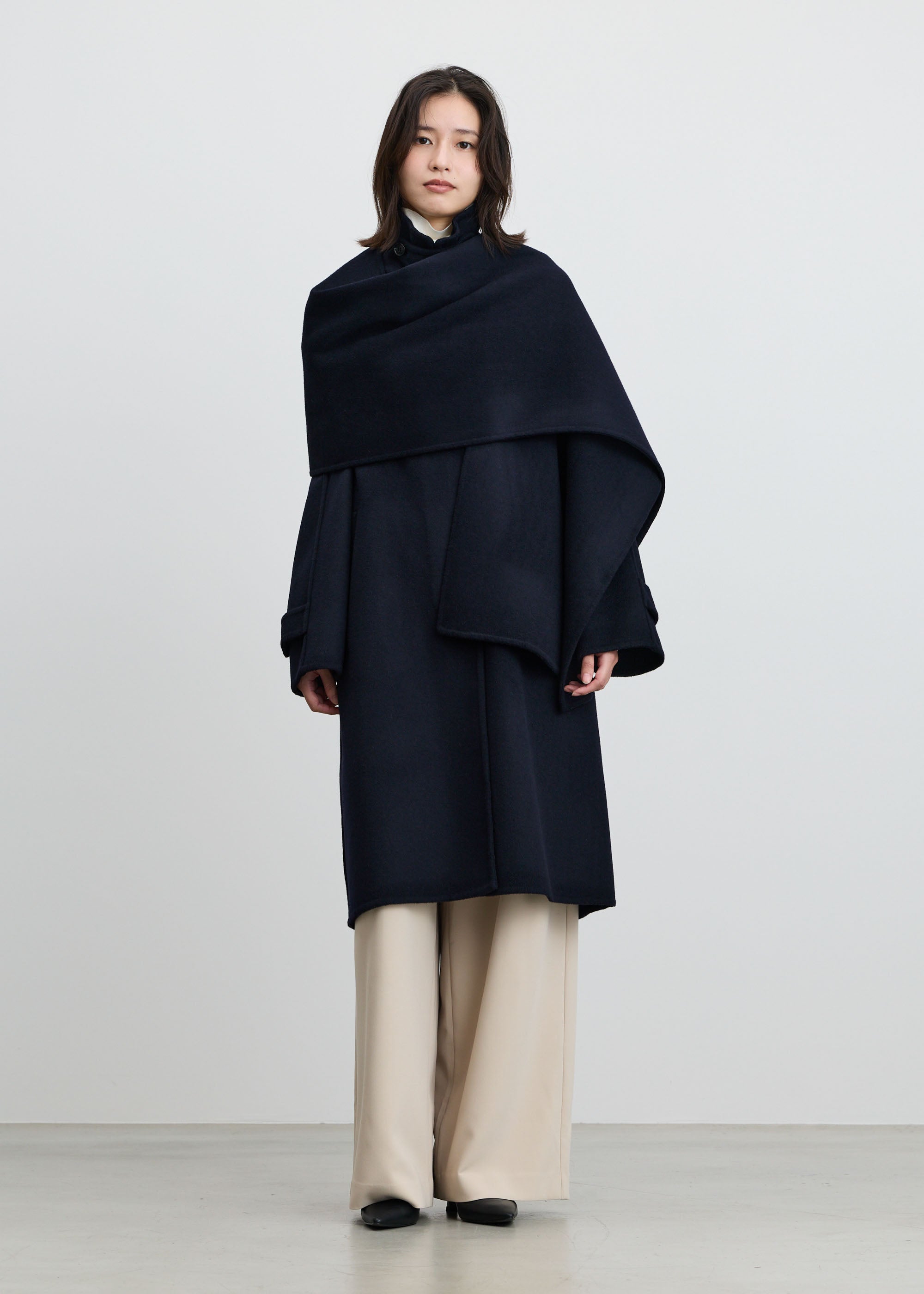 ウールカシミヤバルマカーンコート - SOÉJU online store｜上質な大人