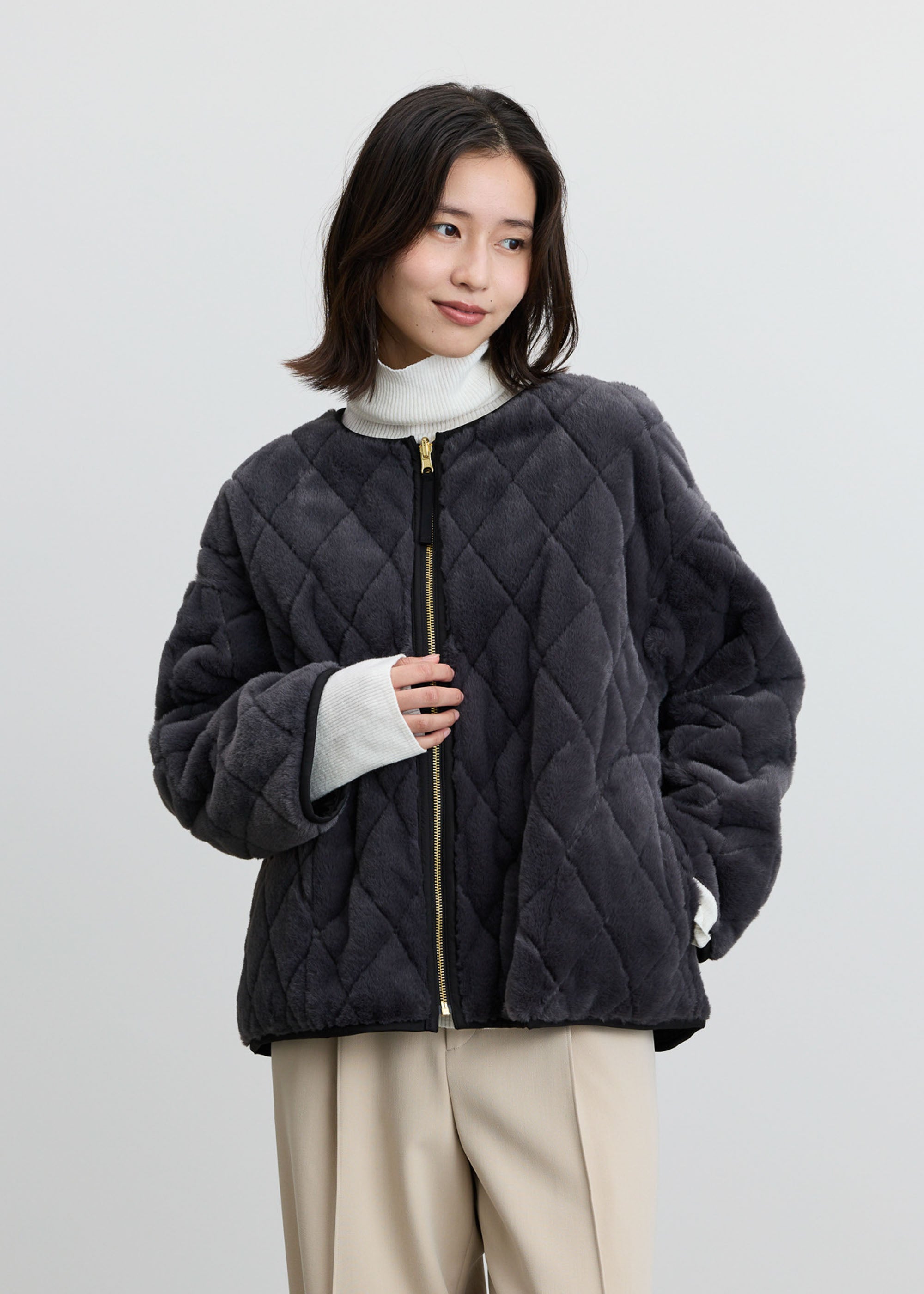 リバーシブルキルティングジャケット - SOÉJU online store｜上質な