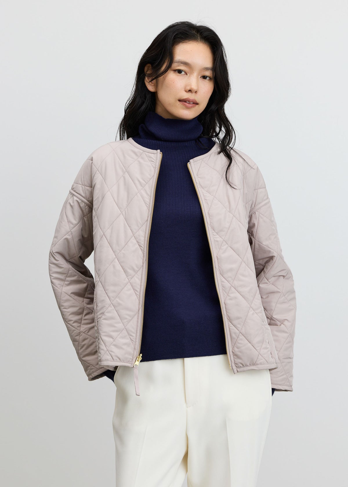 リバーシブルキルティングジャケット