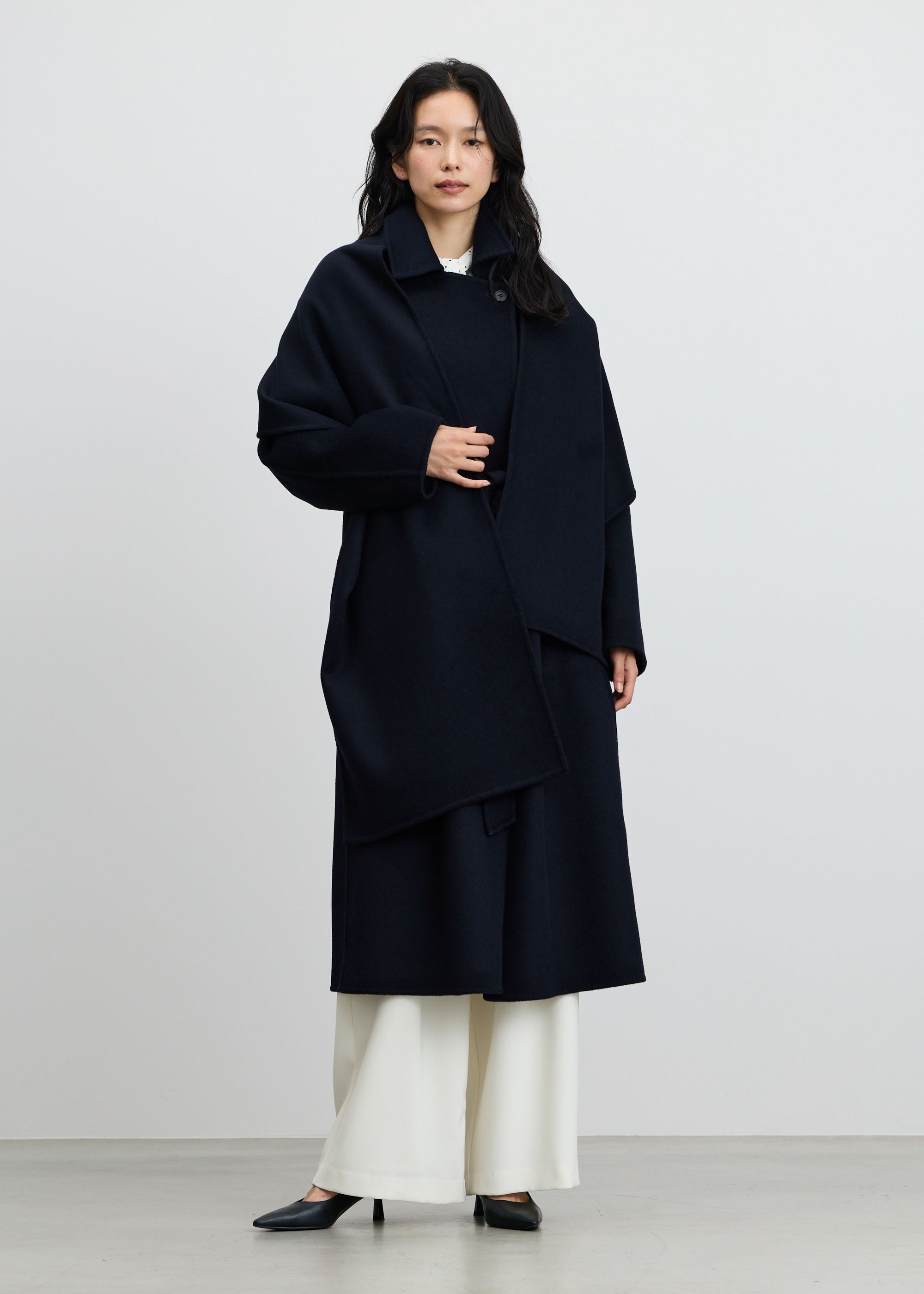 ウールカシミヤテーラードロングコート - SOÉJU online store｜上質な